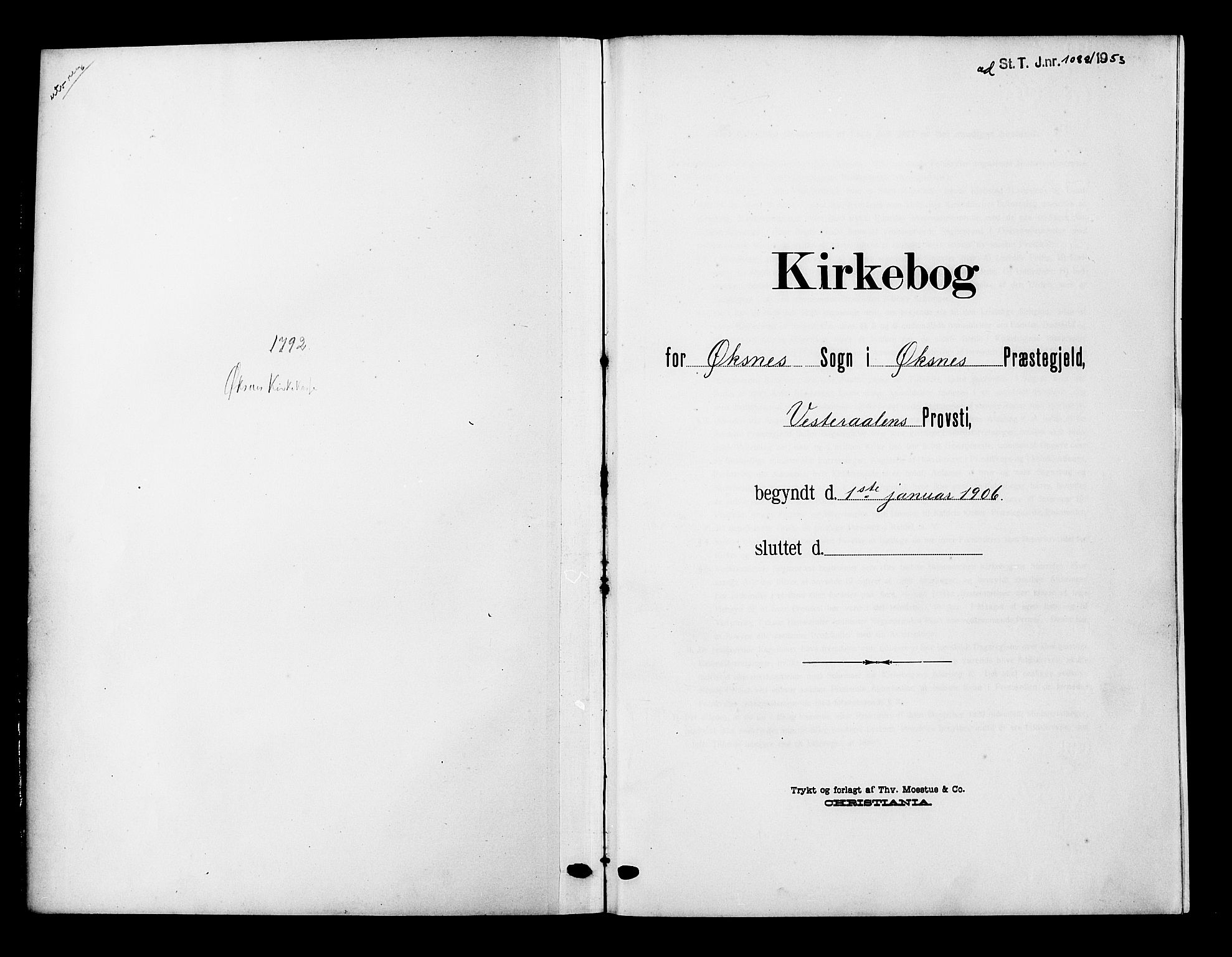 Ministerialprotokoller, klokkerbøker og fødselsregistre - Nordland, AV/SAT-A-1459/893/L1350: Parish register (copy) no. 893C05, 1906-1927