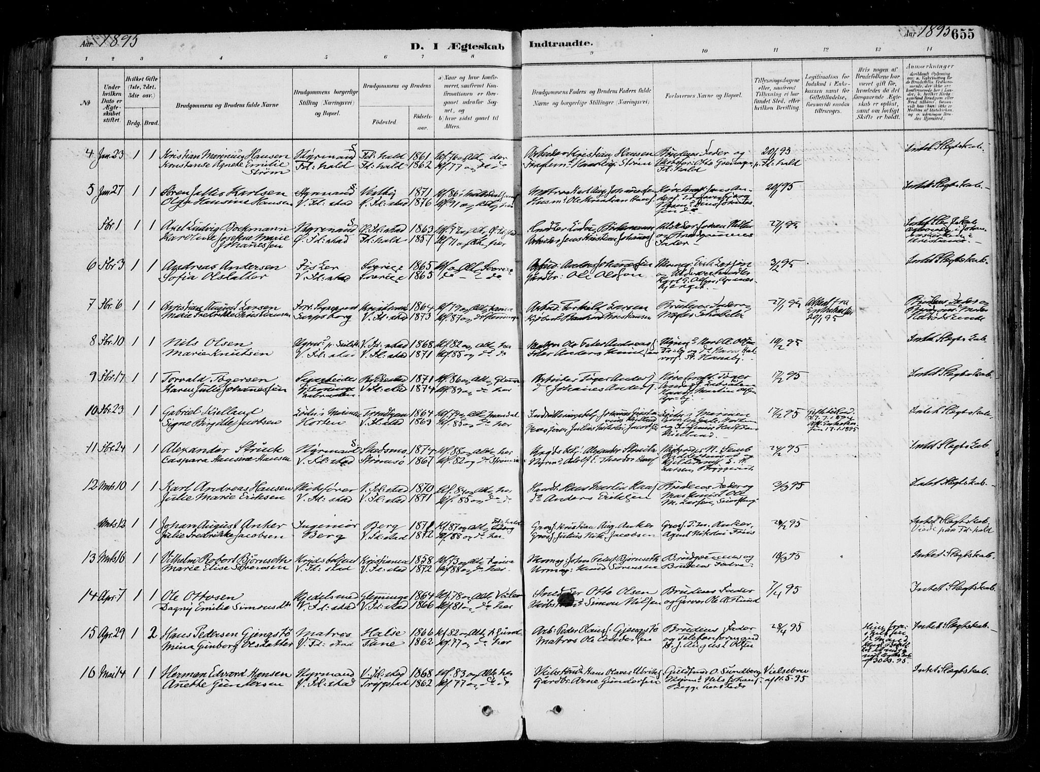 Fredrikstad domkirkes prestekontor Kirkebøker, AV/SAO-A-10906/F/Fa/L0004: Parish register (official) no. 4, 1878-1907, p. 655