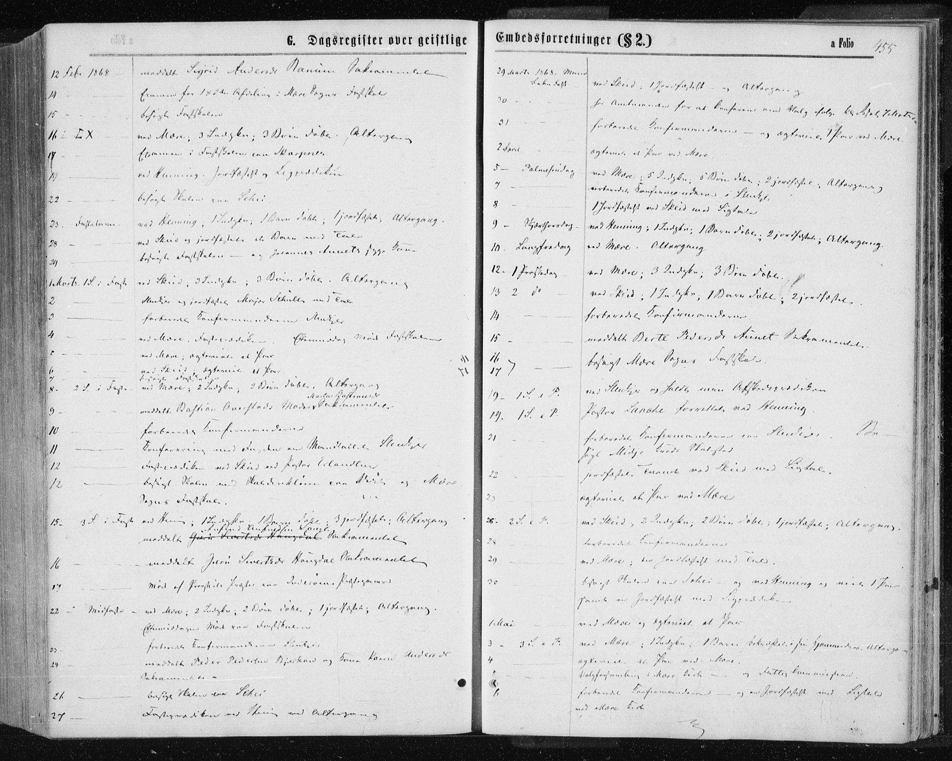 Ministerialprotokoller, klokkerbøker og fødselsregistre - Nord-Trøndelag, SAT/A-1458/735/L0345: Parish register (official) no. 735A08 /1, 1863-1872, p. 455