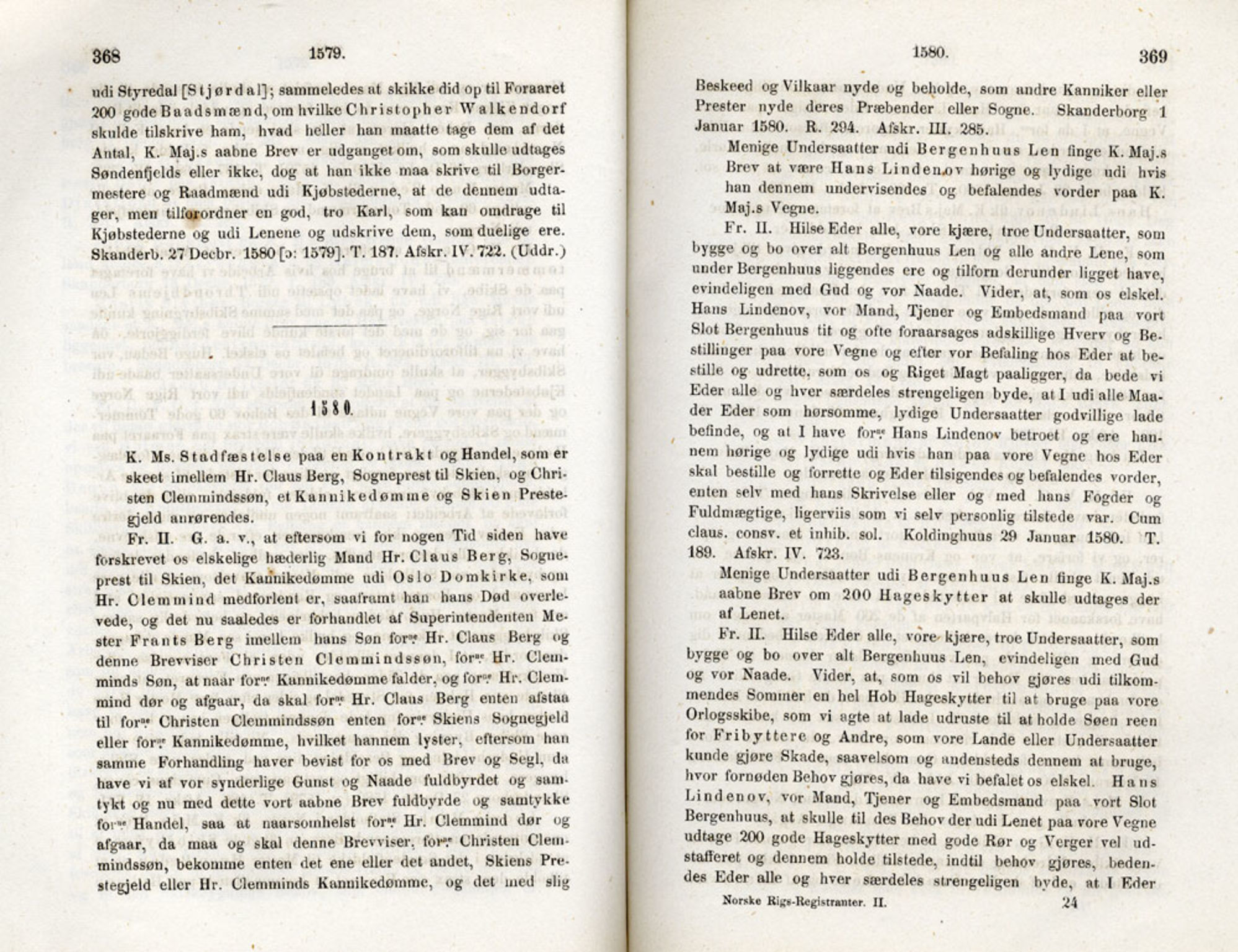 Publikasjoner utgitt av Det Norske Historiske Kildeskriftfond, PUBL/-/-/-: Norske Rigs-Registranter, bind 2, 1572-1588, p. 368-369