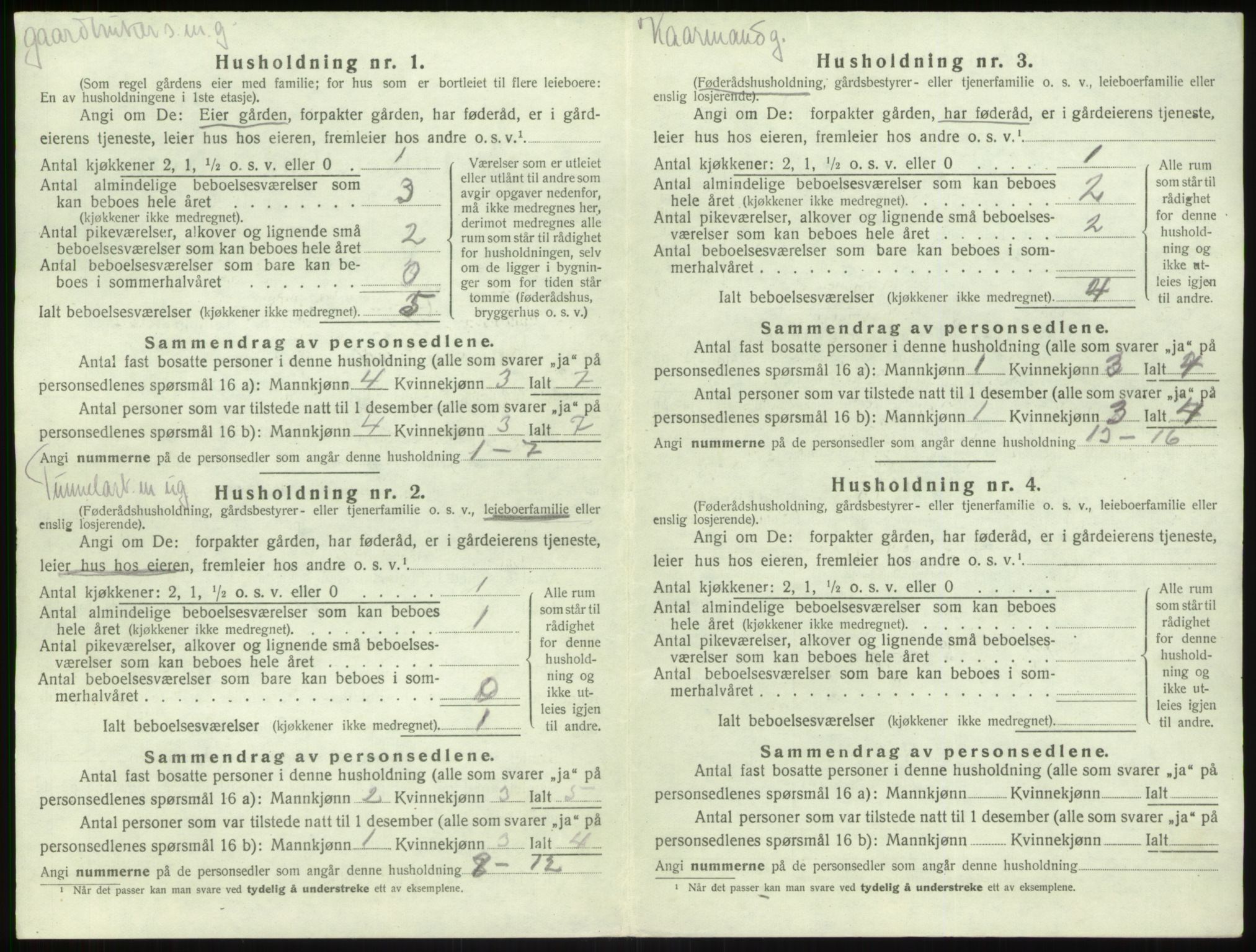 SAB, 1920 census for Kyrkjebø, 1920, p. 681