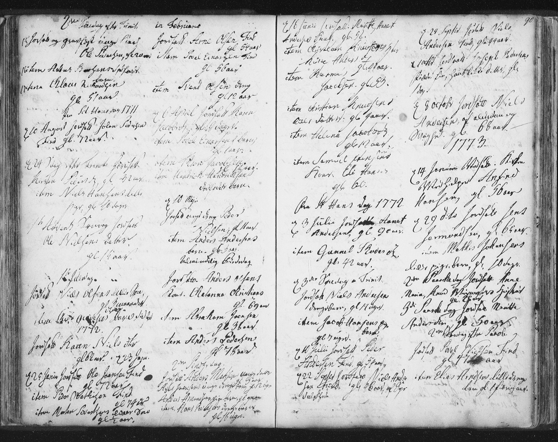 Hammerfest sokneprestkontor, AV/SATØ-S-1347/H/Ha/L0002.kirke: Parish register (official) no. 2, 1751-1821, p. 90