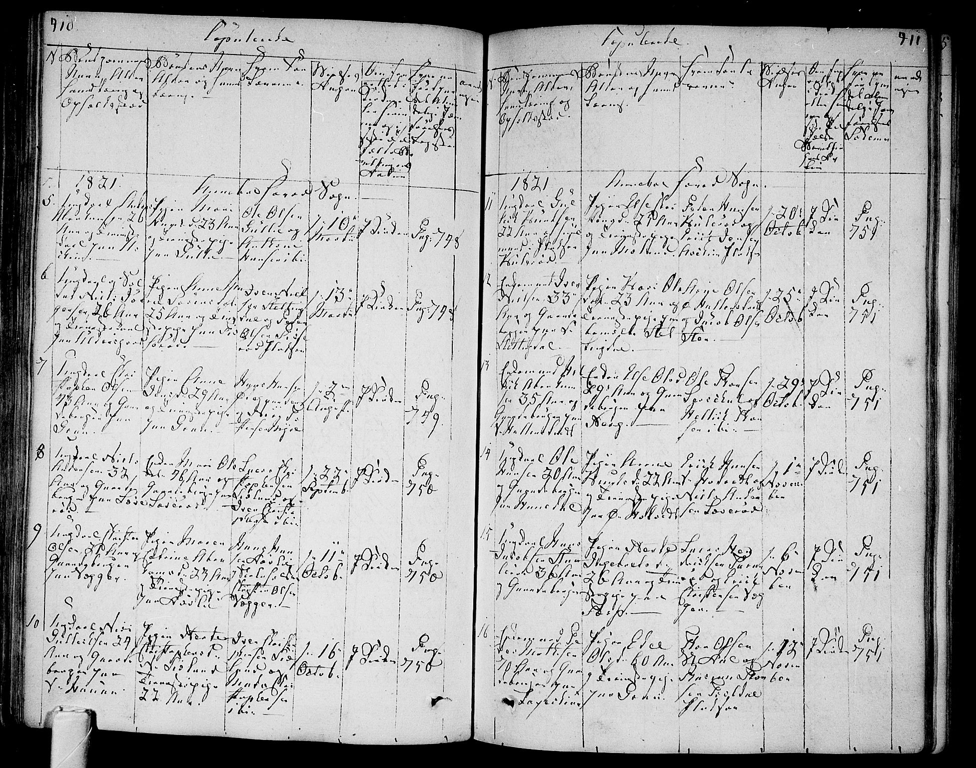 Andebu kirkebøker, AV/SAKO-A-336/F/Fa/L0003: Parish register (official) no. 3 /1, 1803-1828, p. 410-411