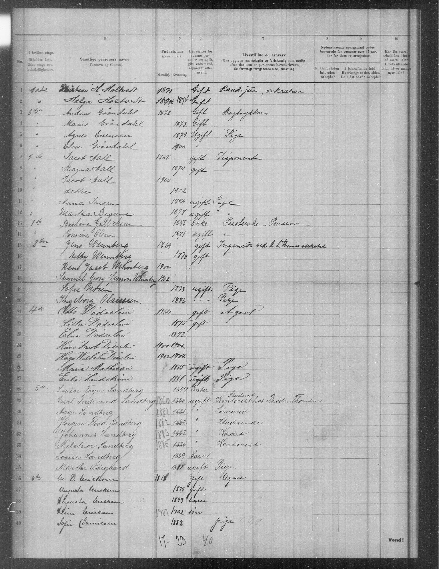 OBA, Municipal Census 1902 for Kristiania, 1902, p. 11344