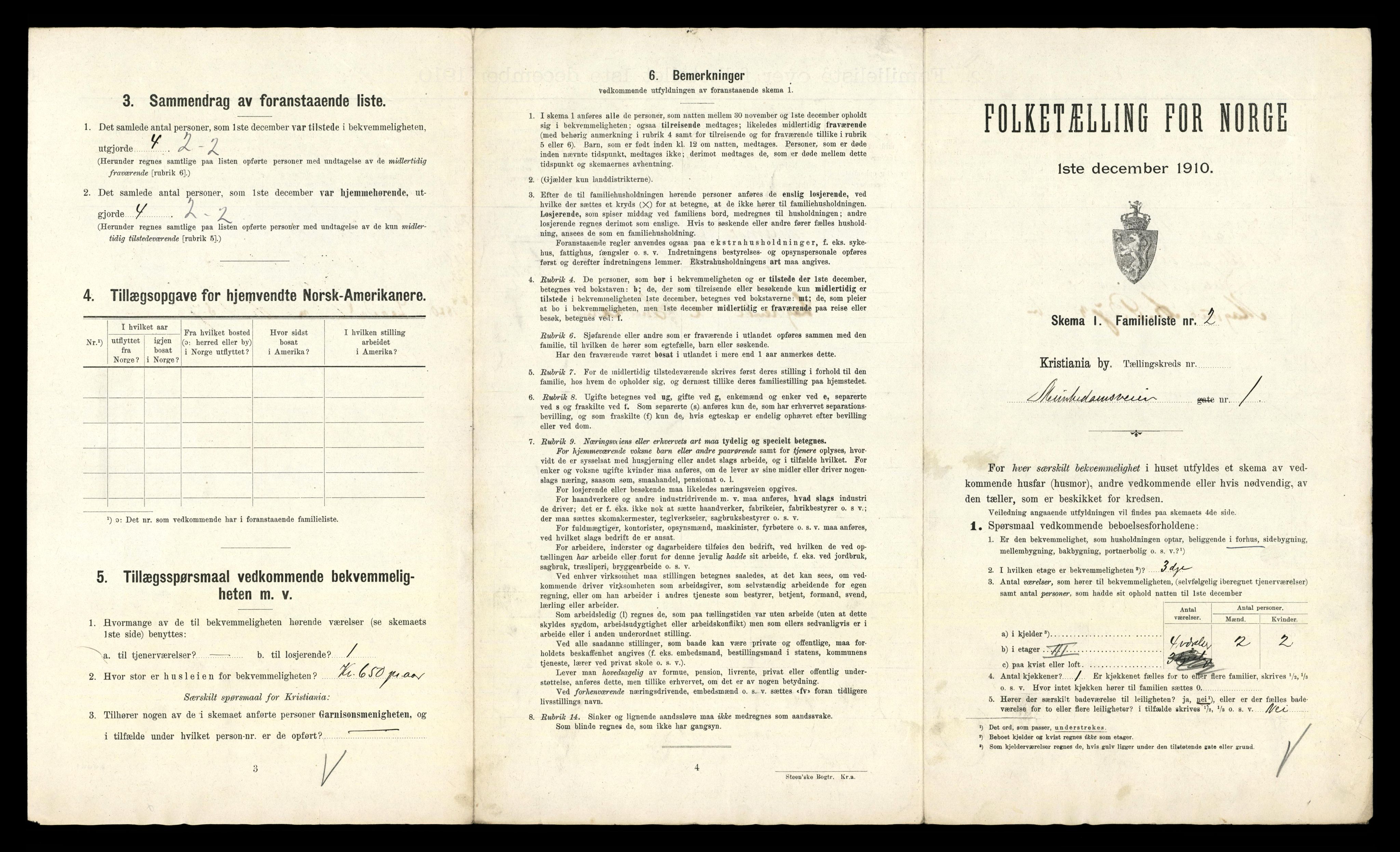 RA, 1910 census for Kristiania, 1910, p. 64999