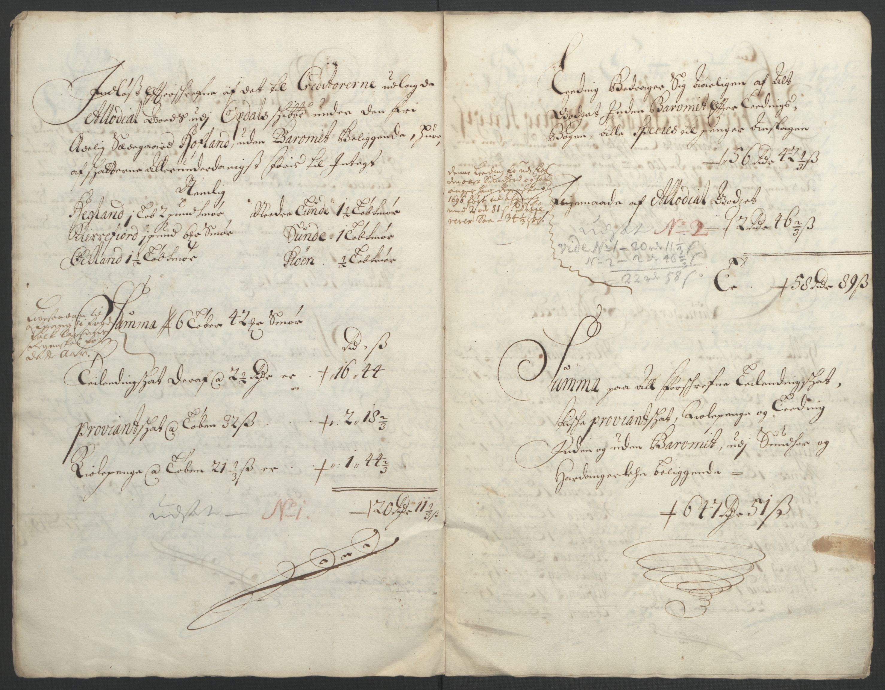 Rentekammeret inntil 1814, Reviderte regnskaper, Fogderegnskap, AV/RA-EA-4092/R49/L3138: Fogderegnskap Rosendal Baroni, 1691-1714, p. 46