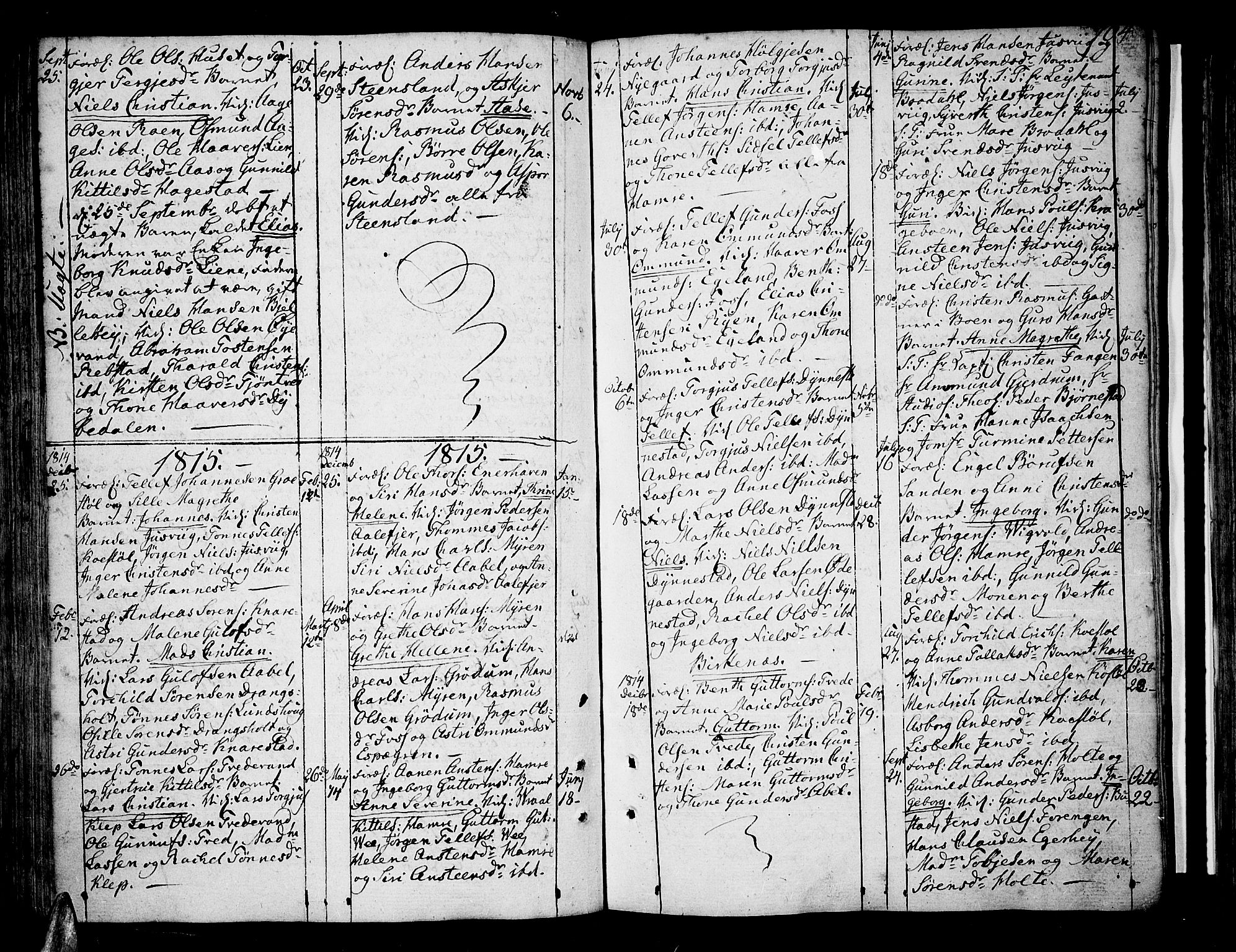 Tveit sokneprestkontor, SAK/1111-0043/F/Fa/L0001: Parish register (official) no. A 1, 1794-1819, p. 104