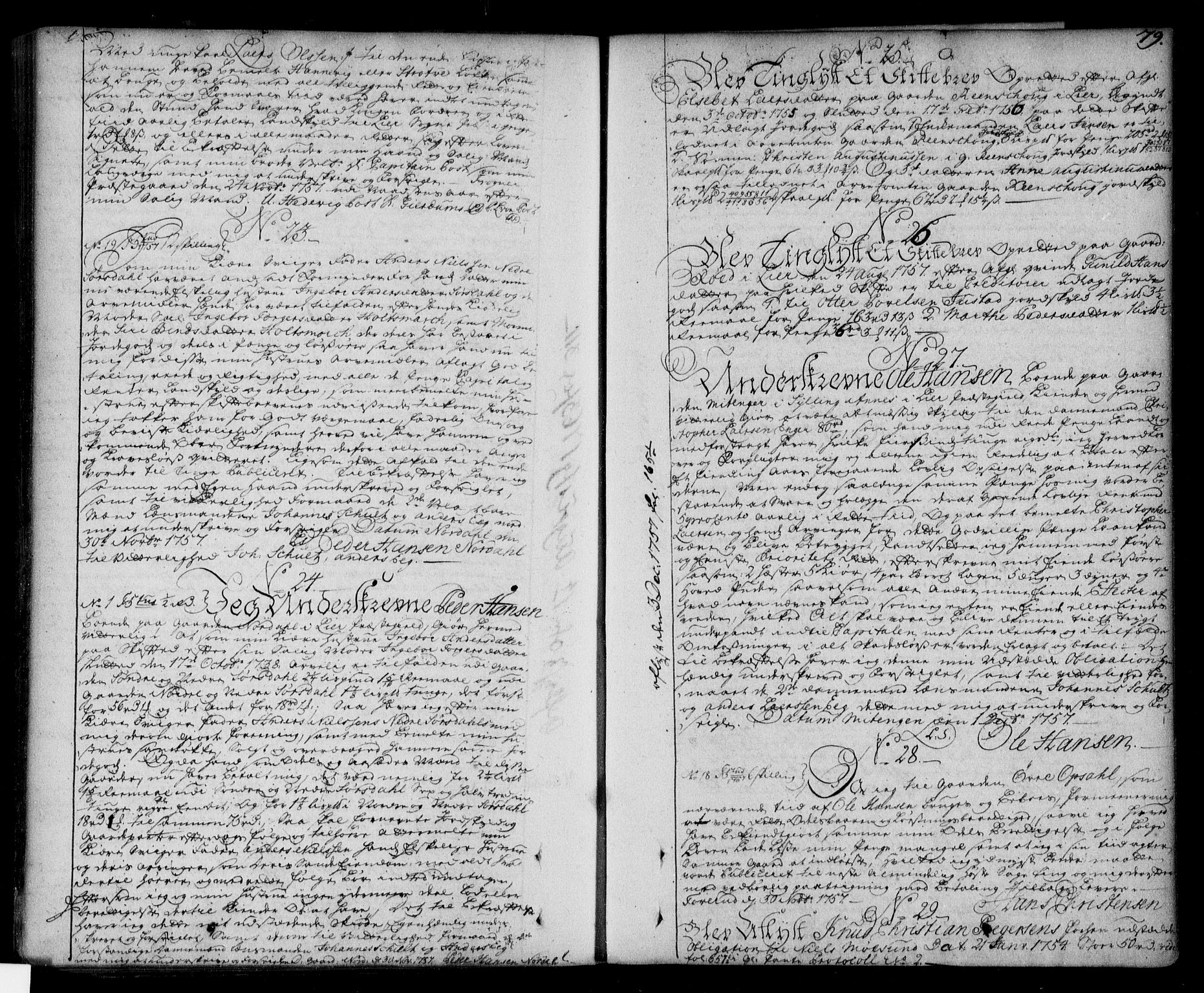 Lier, Røyken og Hurum sorenskriveri, AV/SAKO-A-89/G/Ga/Gaa/L0003: Mortgage book no. III, 1756-1771, p. 79