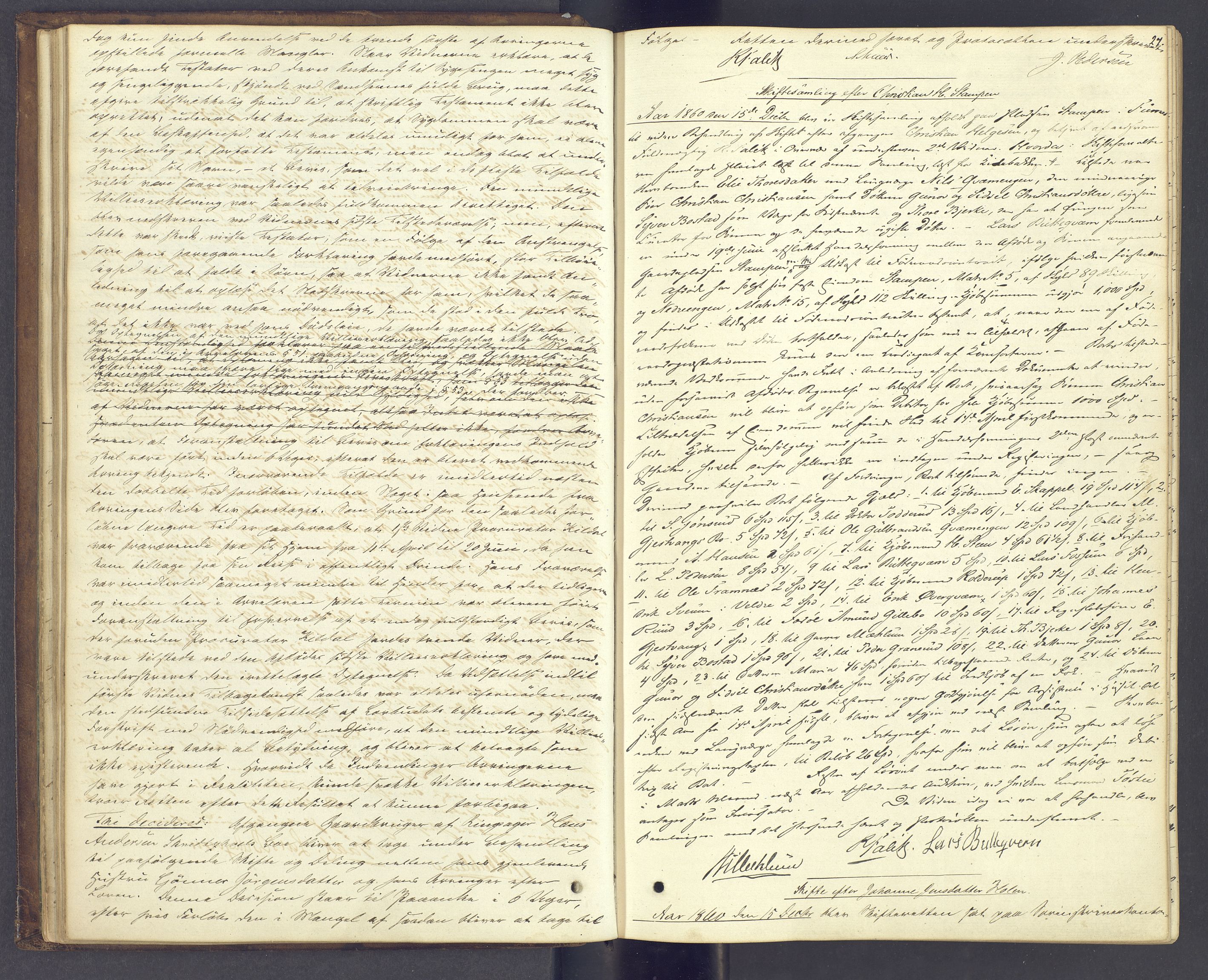 Nord-Hedmark sorenskriveri, AV/SAH-TING-012/J/Ja/L0013: Skifteprotokoll, 1860-1867, p. 26b-27a
