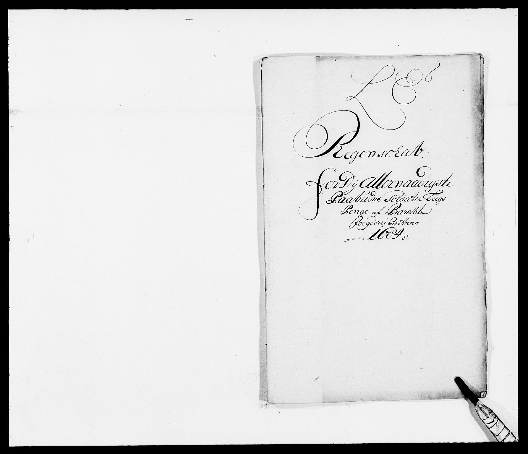 Rentekammeret inntil 1814, Reviderte regnskaper, Fogderegnskap, RA/EA-4092/R34/L2047: Fogderegnskap Bamble, 1684, p. 61