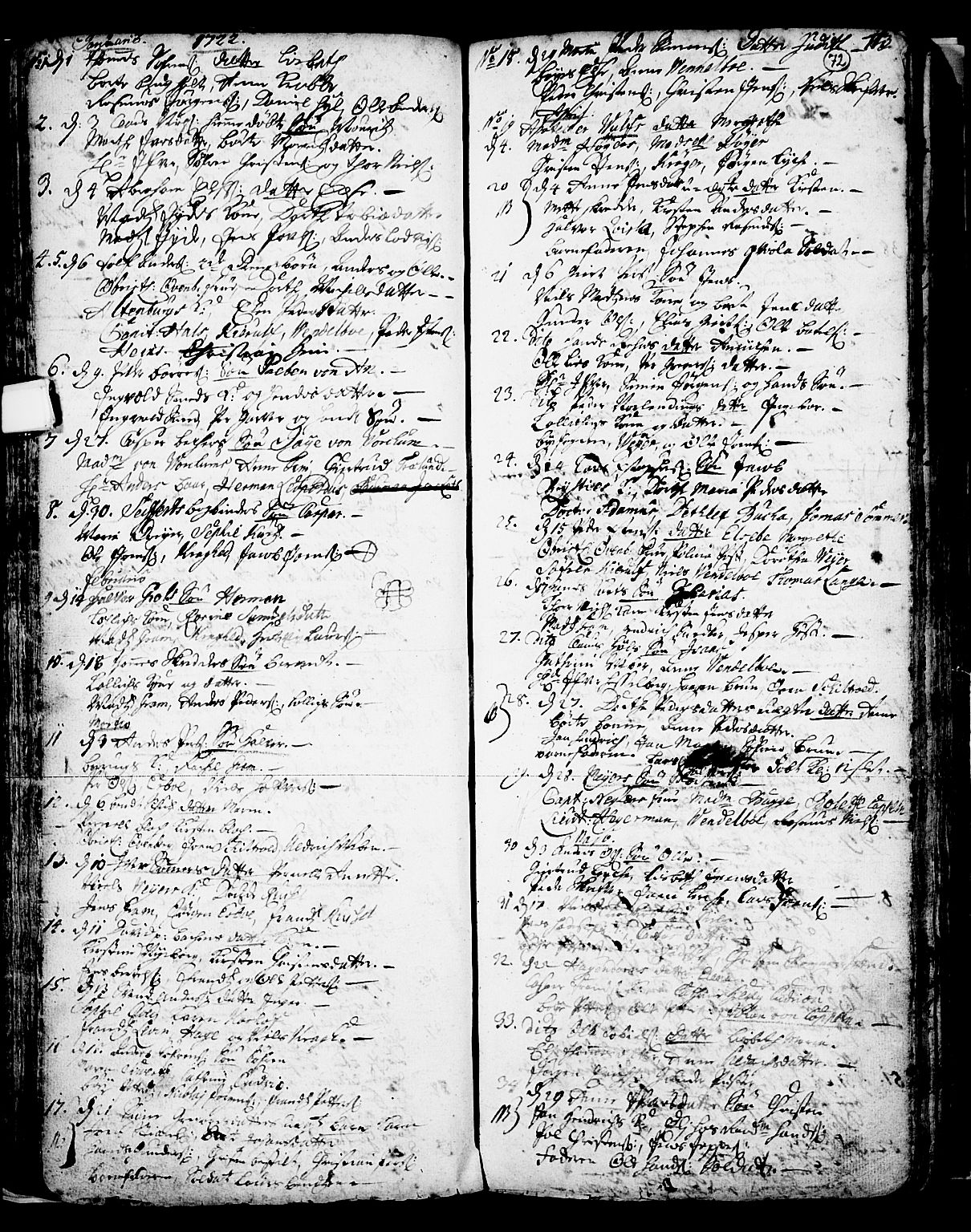 Skien kirkebøker, SAKO/A-302/F/Fa/L0002: Parish register (official) no. 2, 1716-1757, p. 72