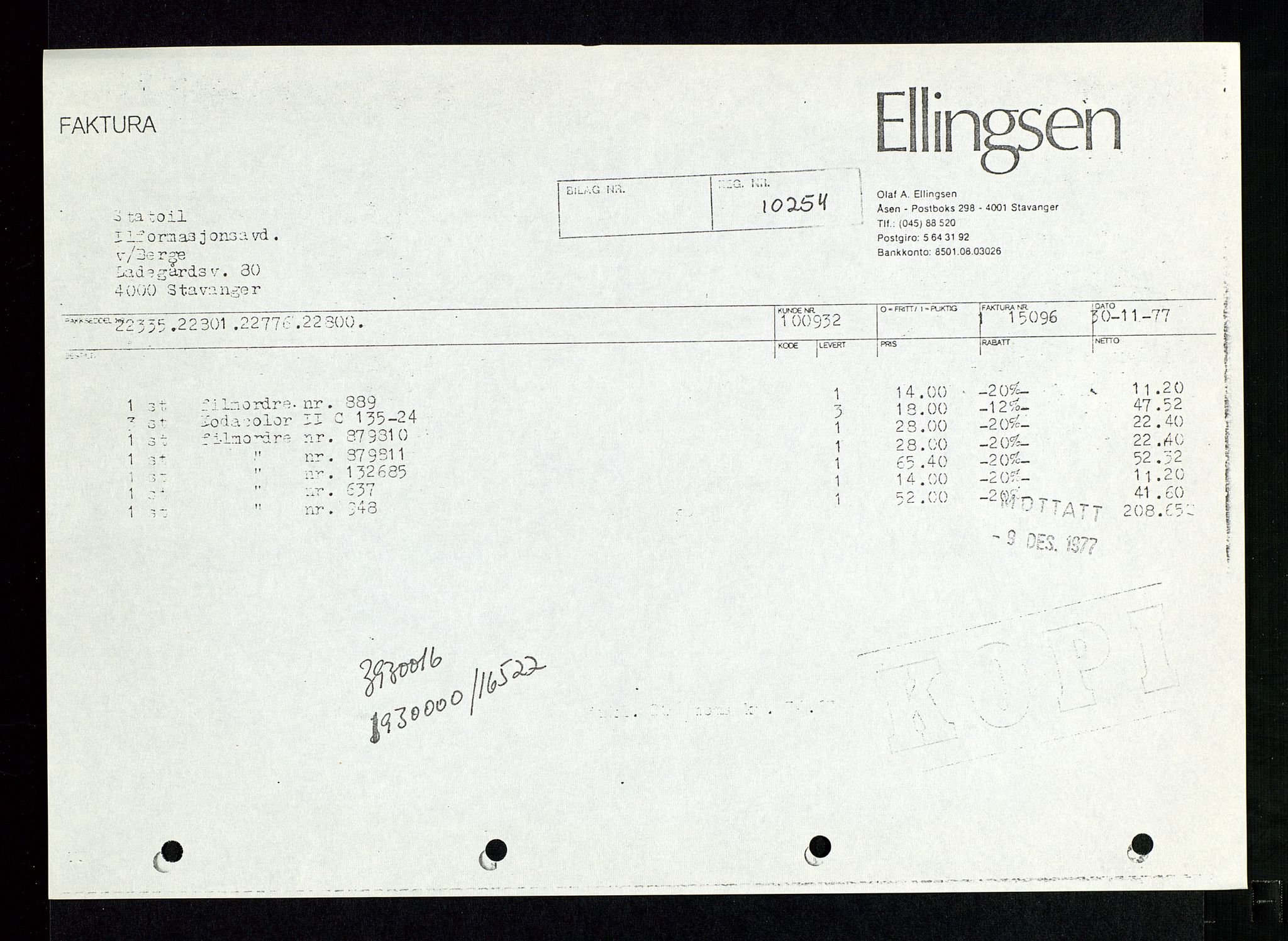 Pa 1339 - Statoil ASA, AV/SAST-A-101656/0001/D/Dm/L0340: Sak- og korrespondanse, 1977-1982, p. 37