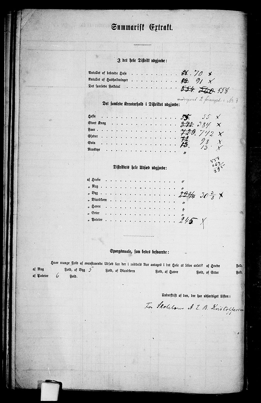 RA, 1865 census for Balsfjord, 1865, p. 52