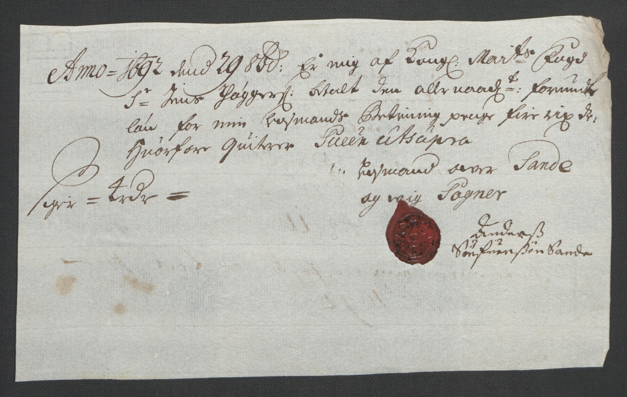 Rentekammeret inntil 1814, Reviderte regnskaper, Fogderegnskap, AV/RA-EA-4092/R53/L3420: Fogderegnskap Sunn- og Nordfjord, 1691-1692, p. 266