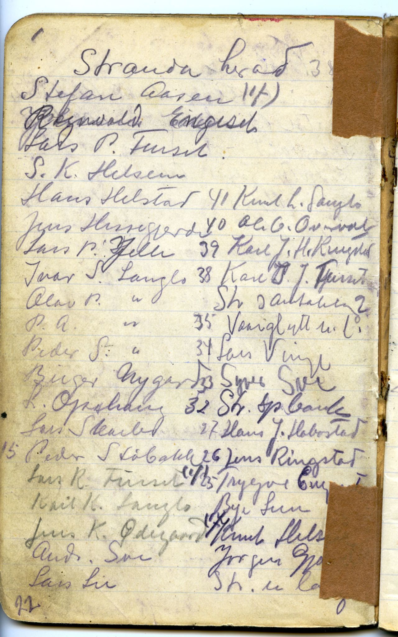 Gerhard Kjølås-arkivet, FMFB/A-1081/F/L0011: Bok IXa, 1918-1919
