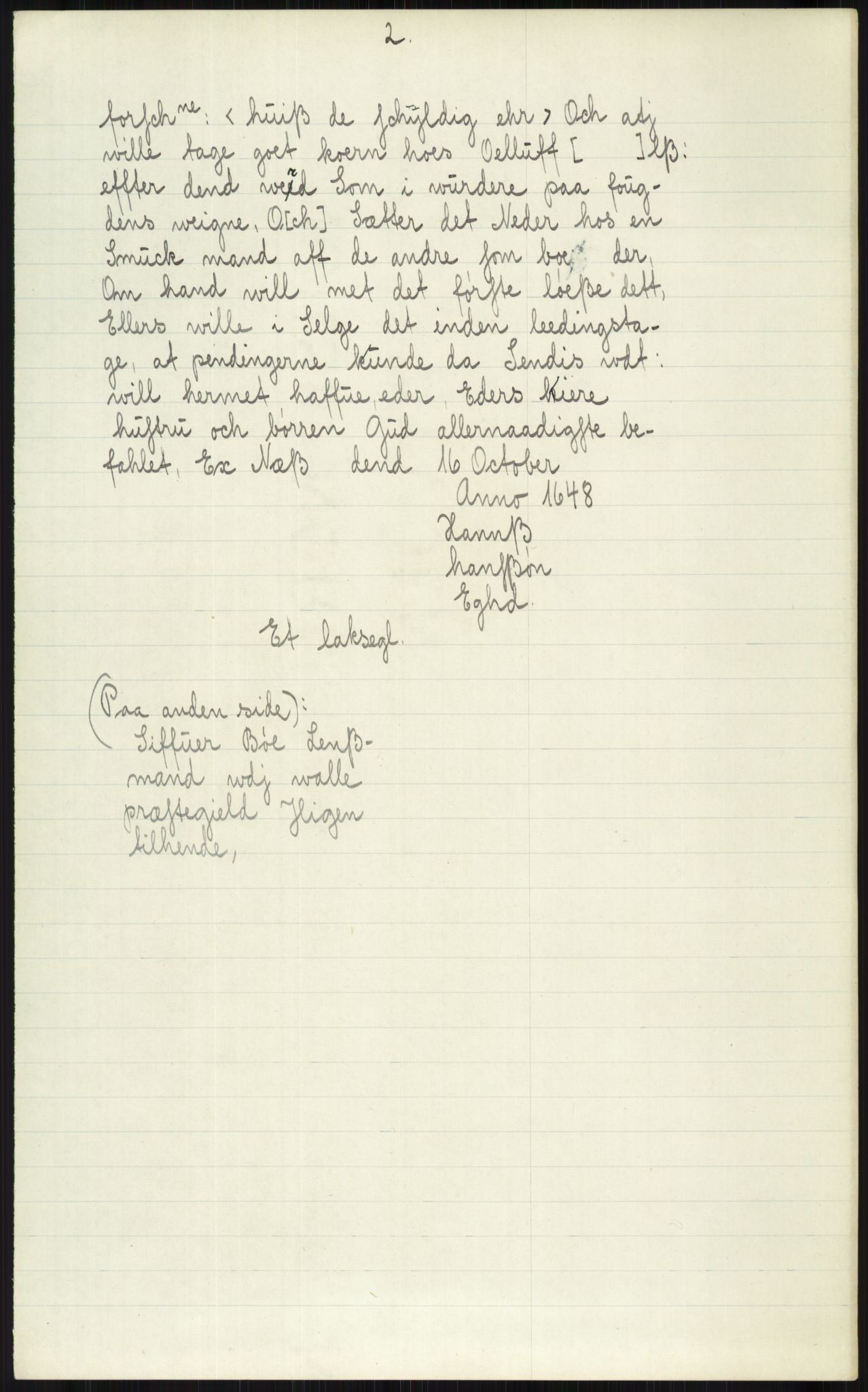 Samlinger til kildeutgivelse, Diplomavskriftsamlingen, AV/RA-EA-4053/H/Ha, p. 1209