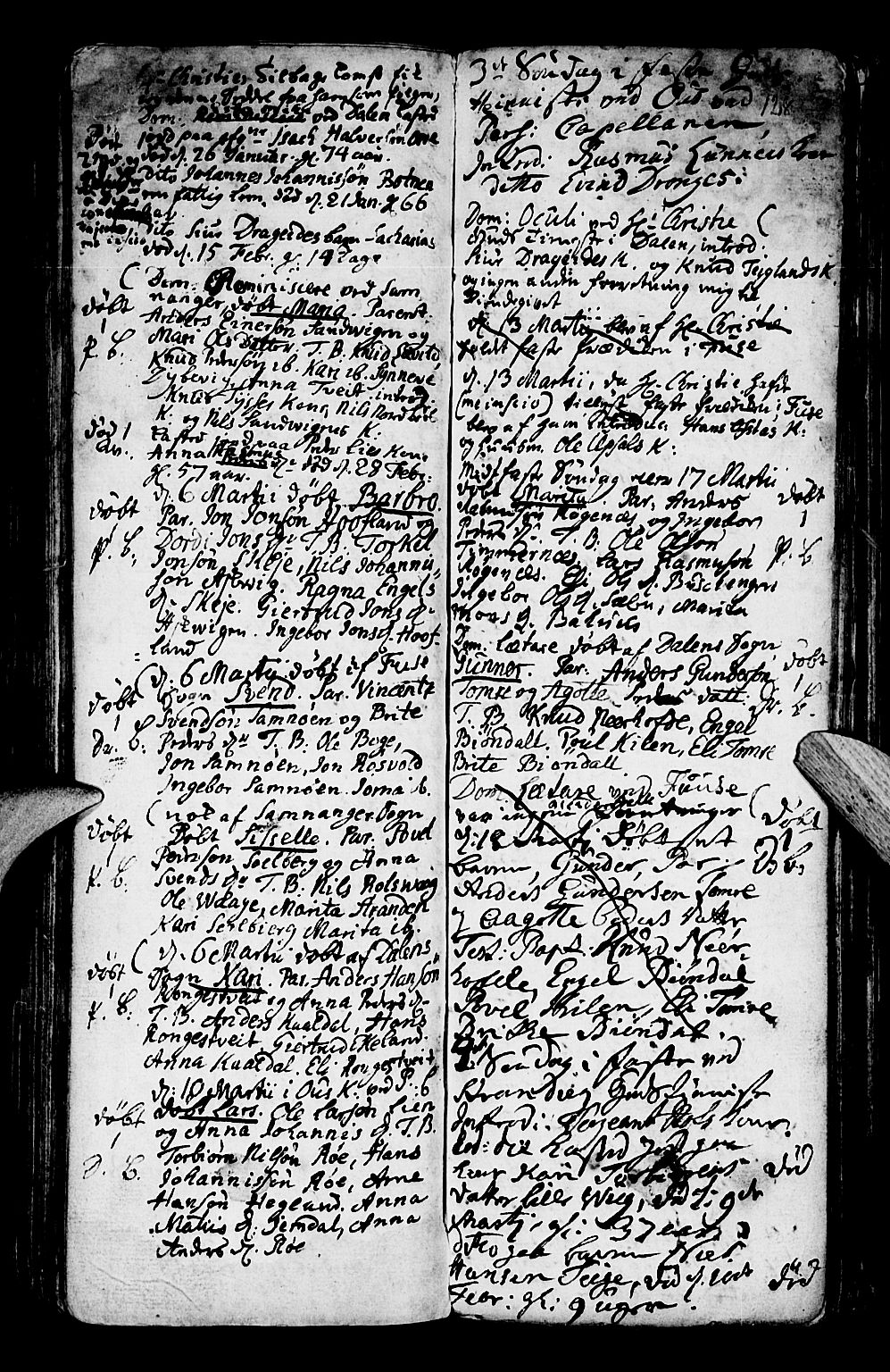 Os sokneprestembete, AV/SAB-A-99929: Parish register (official) no. A 9, 1766-1779, p. 128