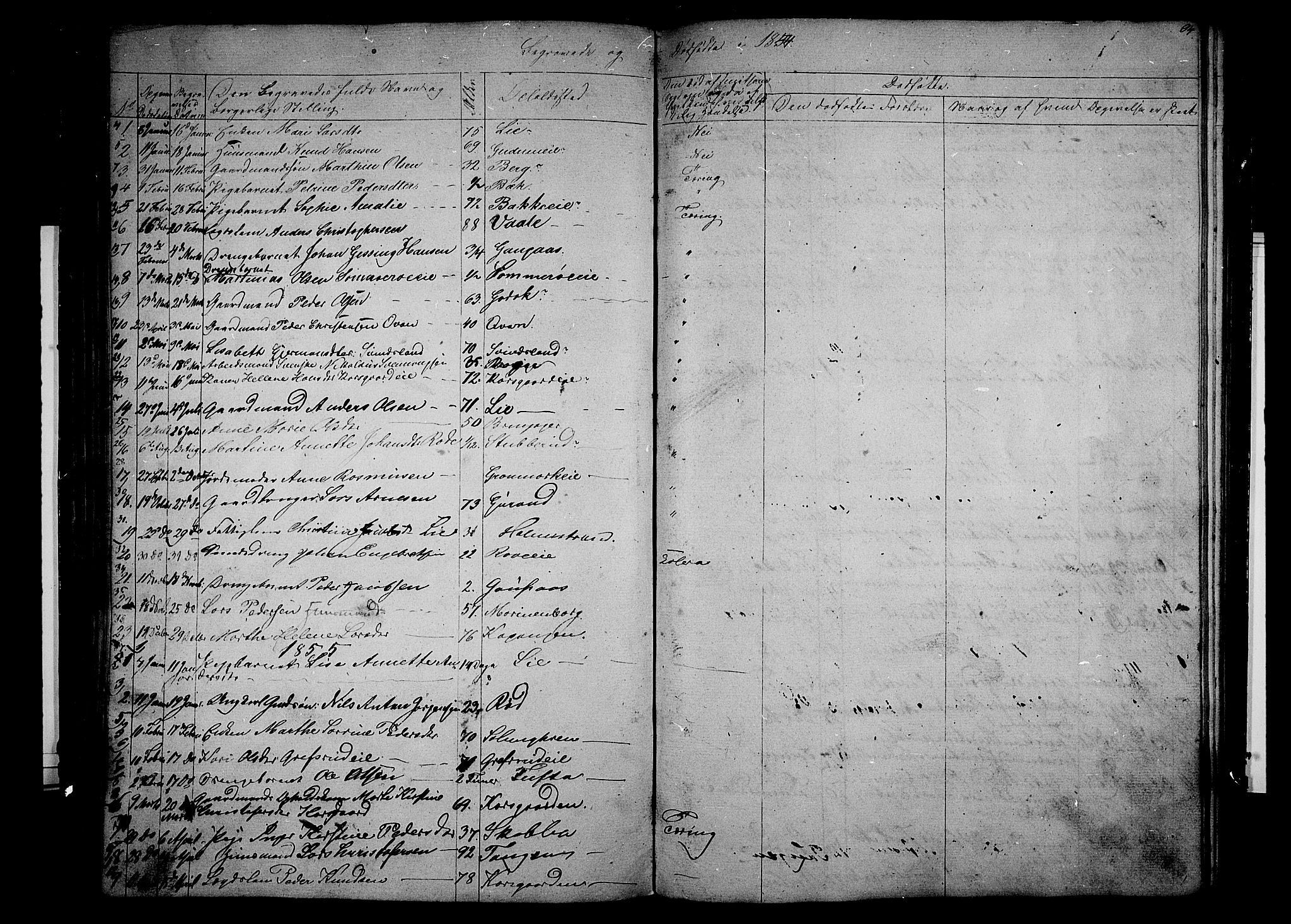 Botne kirkebøker, AV/SAKO-A-340/G/Ga/L0001: Parish register (copy) no. I 1, 1854-1867, p. 94