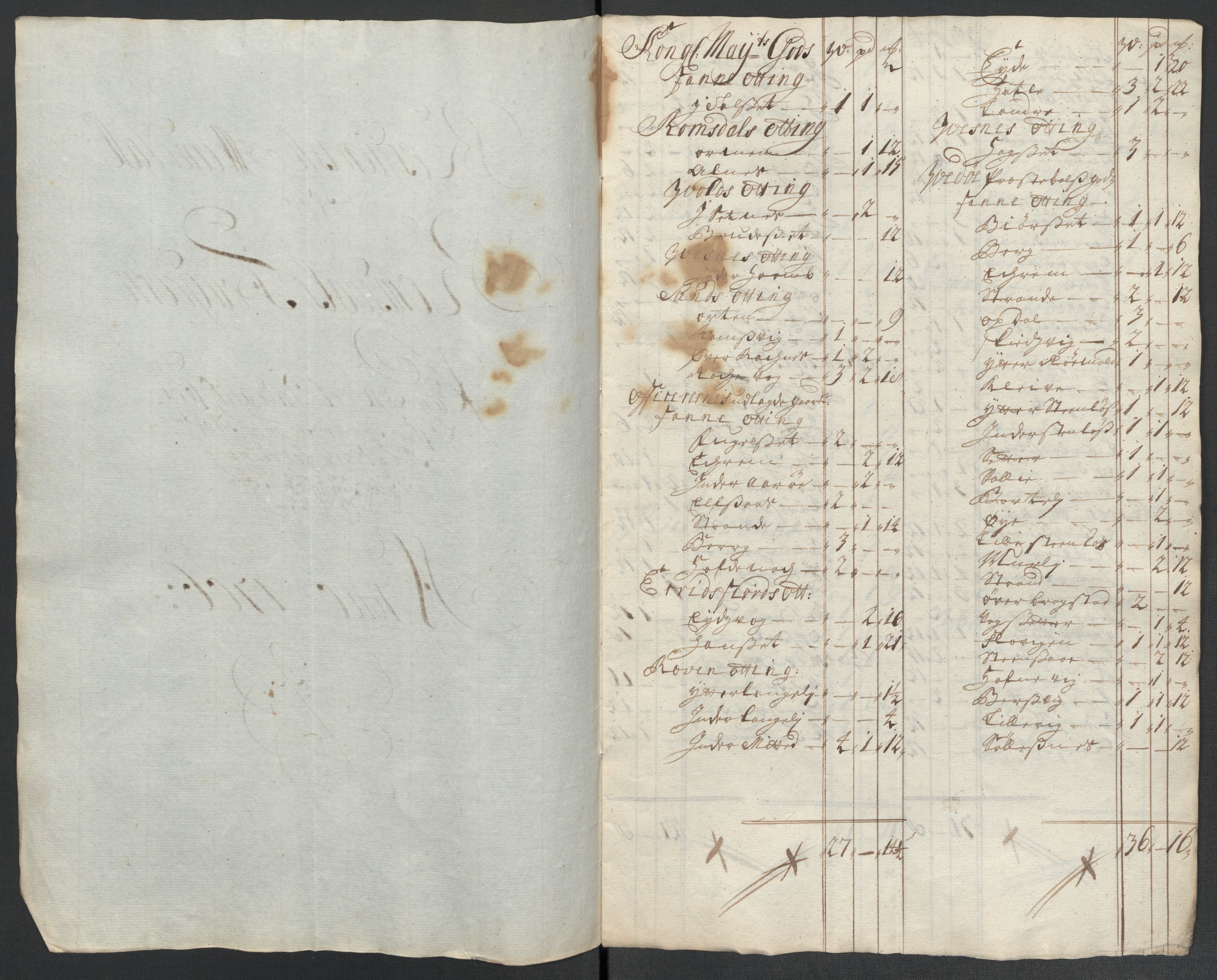 Rentekammeret inntil 1814, Reviderte regnskaper, Fogderegnskap, AV/RA-EA-4092/R55/L3657: Fogderegnskap Romsdal, 1706, p. 158