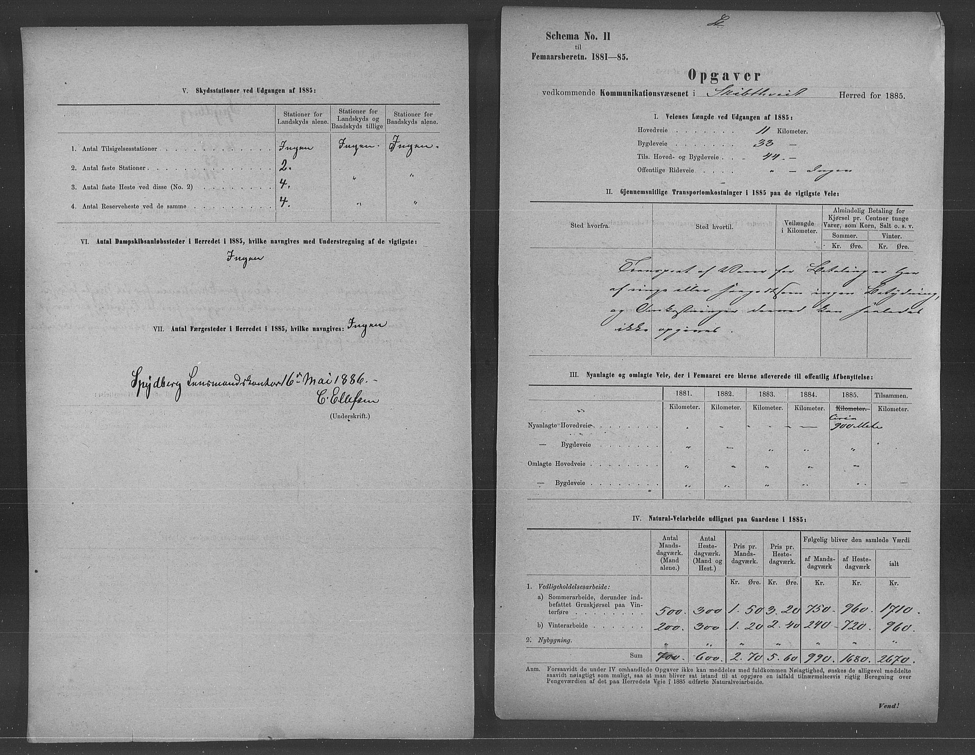 Statistisk sentralbyrå, Næringsøkonomiske emner, Generelt - Amtmennenes femårsberetninger, RA/S-2233/F/Fa/L0061: --, 1881-1885, p. 732