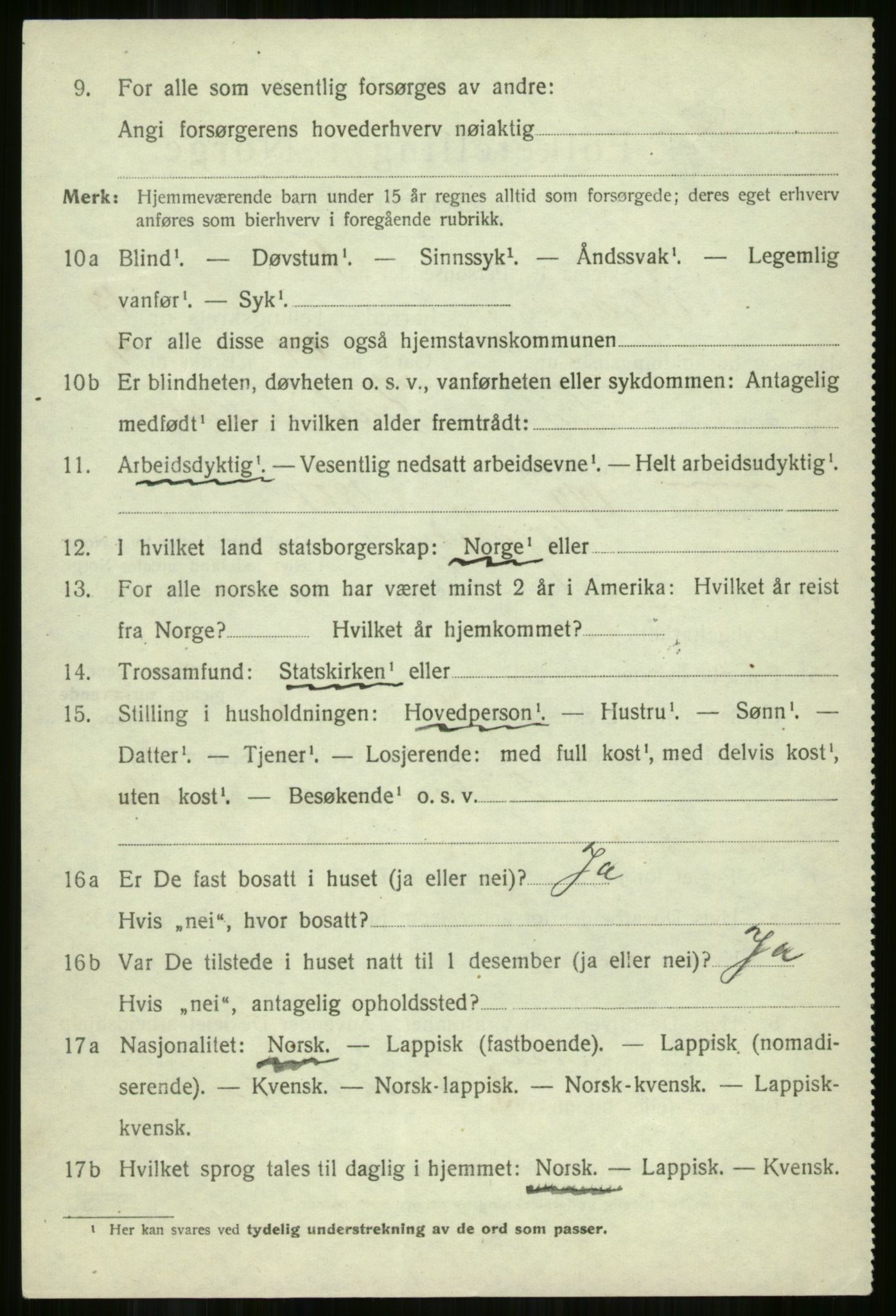 SATØ, 1920 census for Skjervøy, 1920, p. 6618