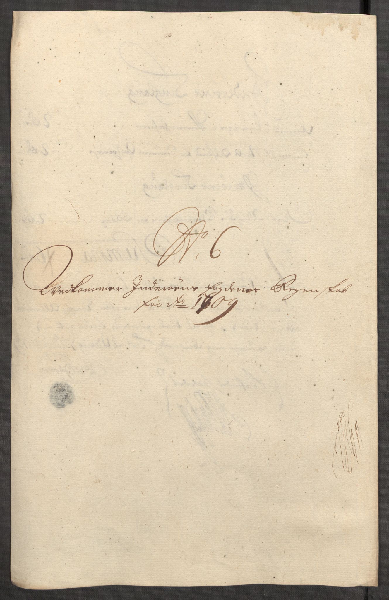 Rentekammeret inntil 1814, Reviderte regnskaper, Fogderegnskap, RA/EA-4092/R63/L4317: Fogderegnskap Inderøy, 1709, p. 140