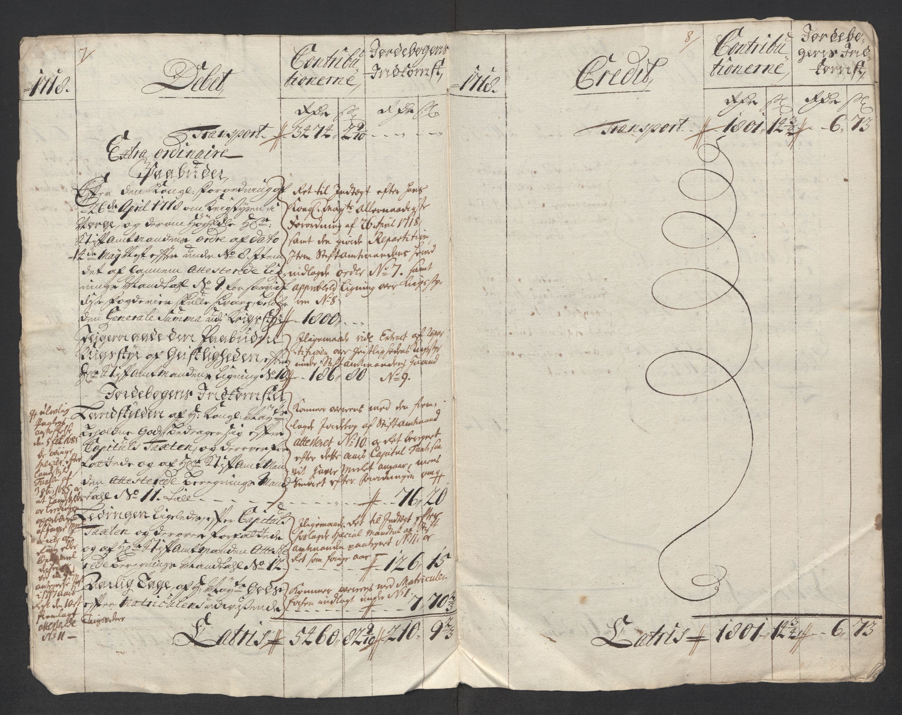 Rentekammeret inntil 1814, Reviderte regnskaper, Fogderegnskap, RA/EA-4092/R24/L1594: Fogderegnskap Numedal og Sandsvær, 1718, p. 7