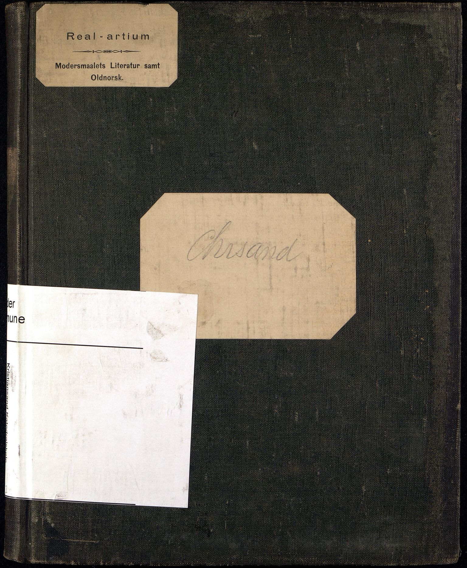 Vest-Agder Fylkeskommune - Kristiansand Katedralskole, ARKSOR/1000VA562/G/Gb/L0002: Eksamensprotokoll - Modermaalets Litteratur samt oldnorsk, real-artium (d), 1884-1902