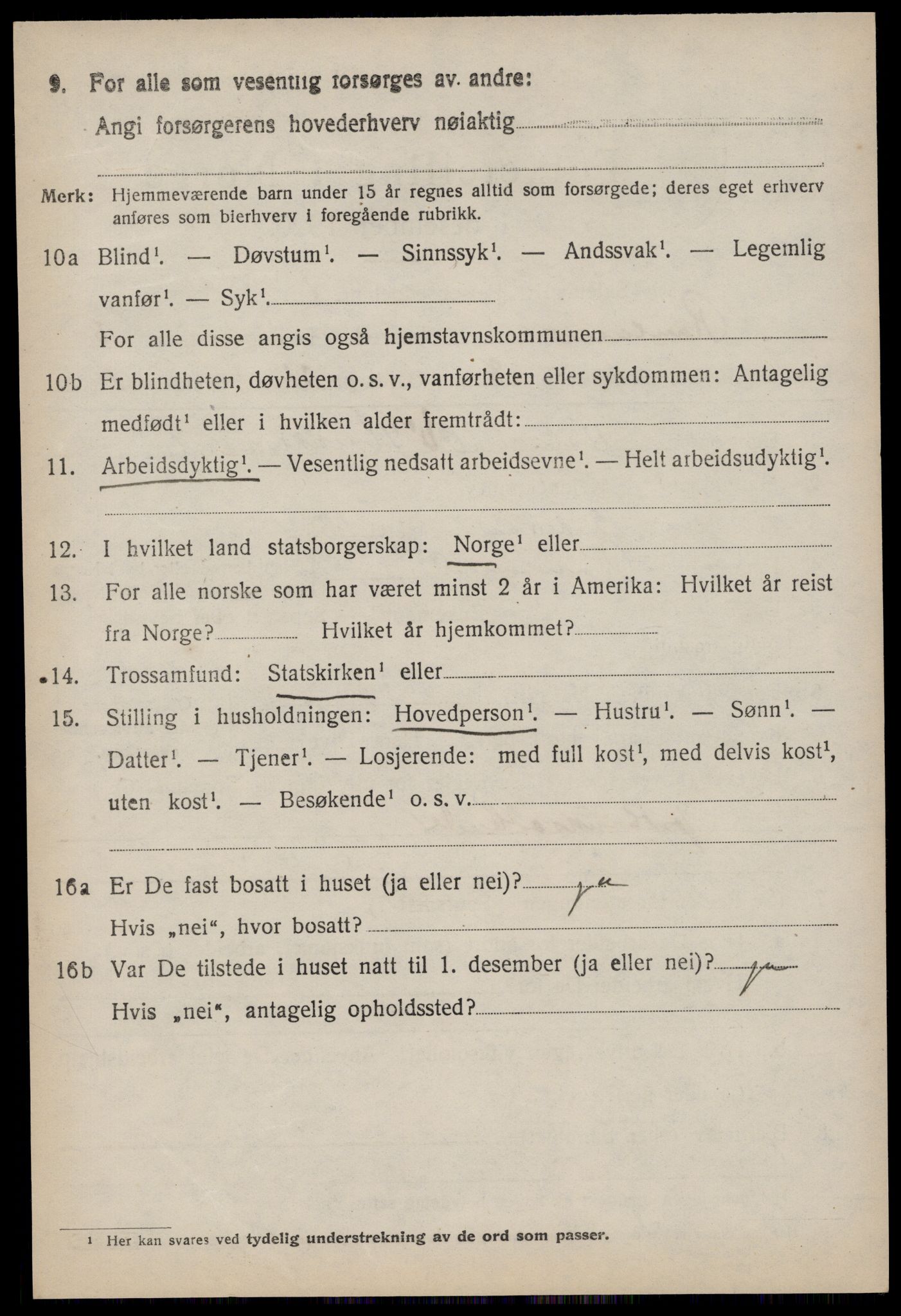 SAKO, 1920 census for Rauland, 1920, p. 799