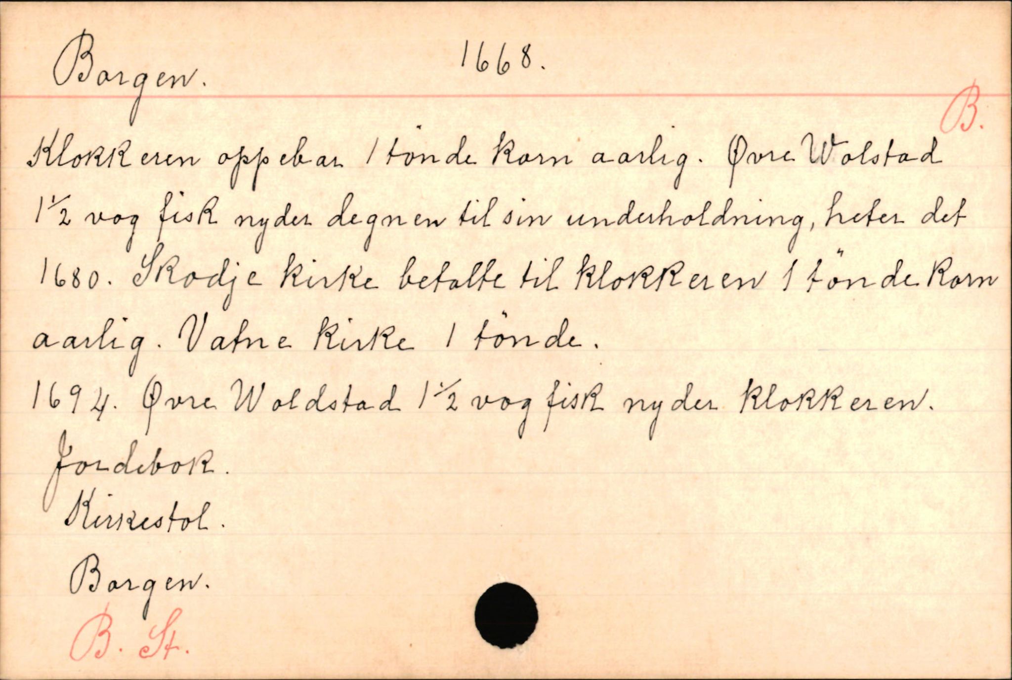 Haugen, Johannes - lærer, AV/SAB-SAB/PA-0036/01/L0001: Om klokkere og lærere, 1521-1904, p. 11187