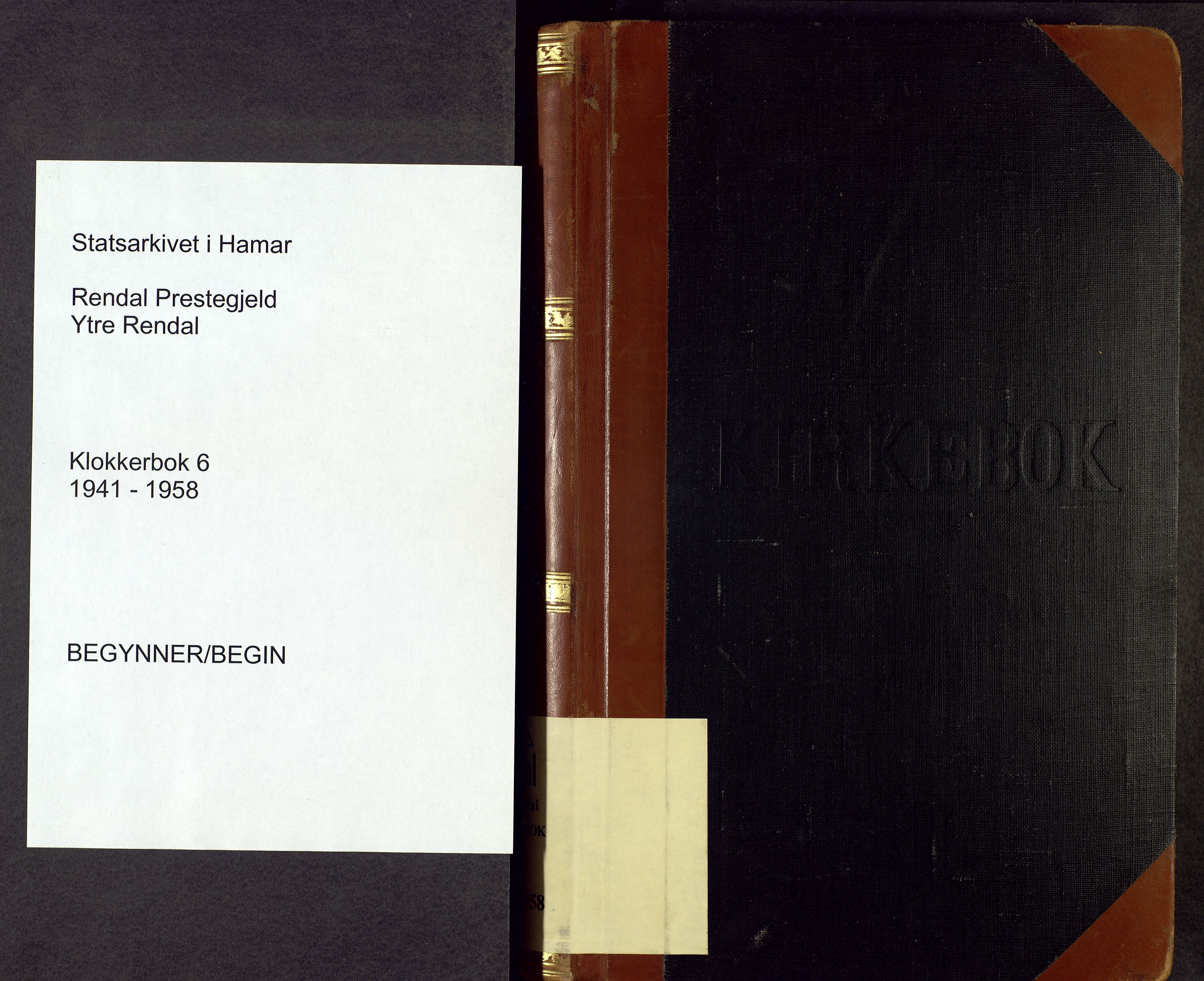 Rendalen prestekontor, SAH/PREST-054/H/Ha/Hab/L0006: Parish register (copy) no. 6, 1941-1958