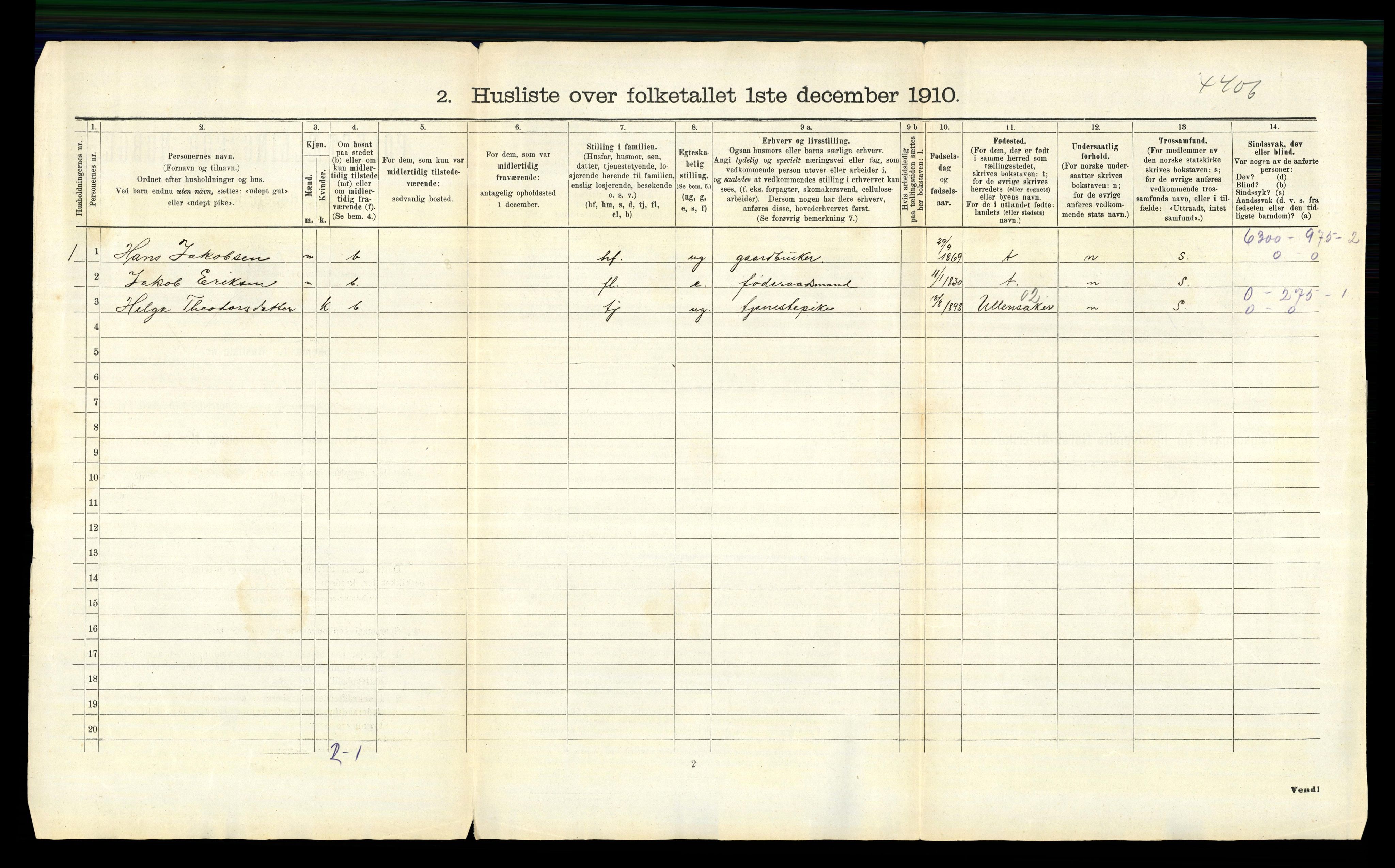 RA, 1910 census for Sørum, 1910, p. 540