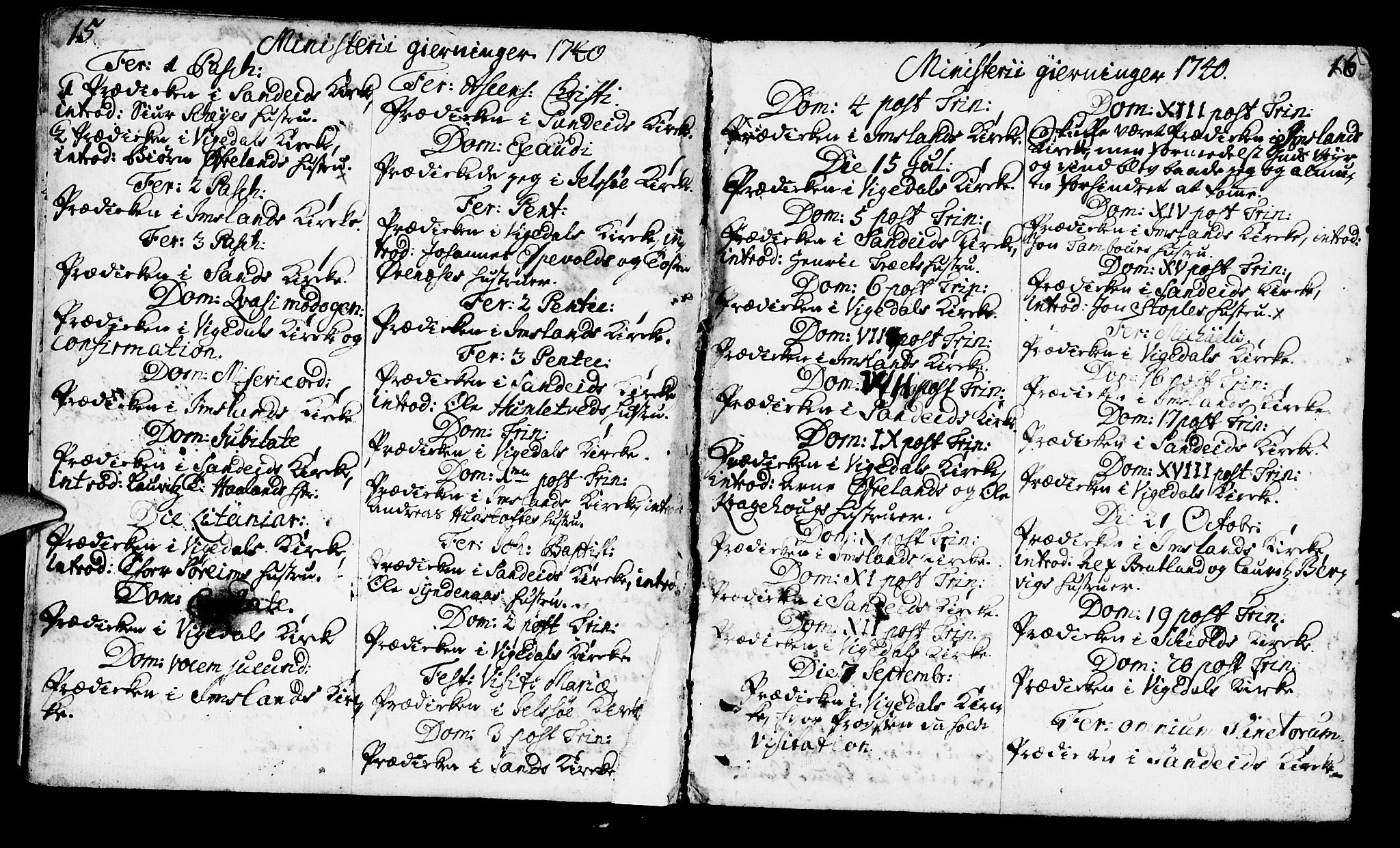 Vikedal sokneprestkontor, AV/SAST-A-101840/01/IV: Parish register (official) no. A 1, 1737-1778, p. 15-16