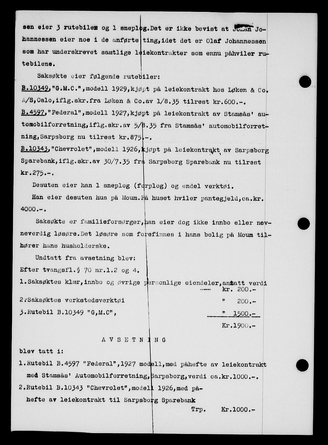 Tune sorenskriveri, SAO/A-10470/G/Gb/Gbb/L0004: Mortgage book no. II 20-24, 1933-1935, Deed date: 16.08.1935