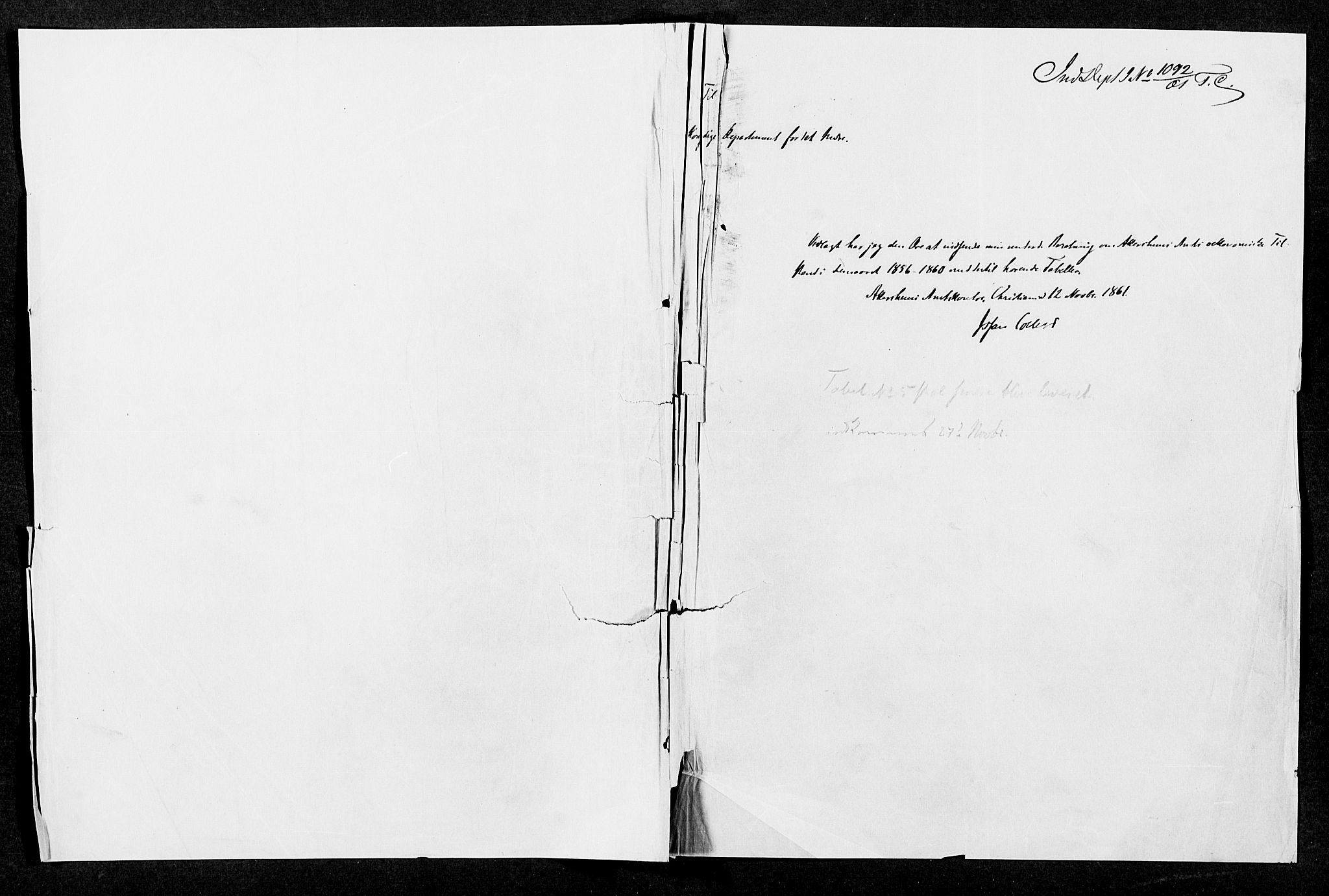 Statistisk sentralbyrå, Næringsøkonomiske emner, Generelt - Amtmennenes femårsberetninger, AV/RA-S-2233/F/Fa/L0010: --, 1851-1860, p. 606