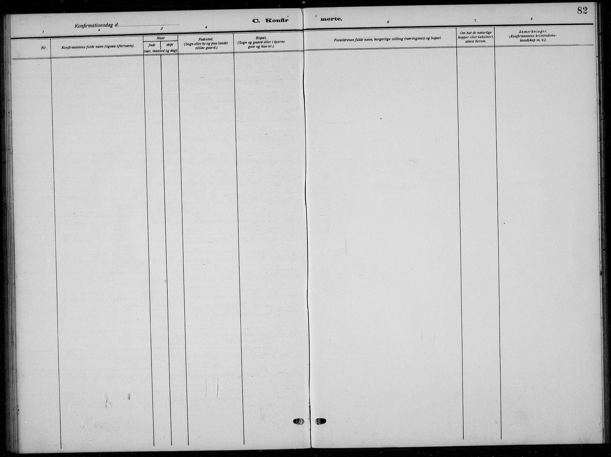 Botne kirkebøker, AV/SAKO-A-340/G/Gb/L0005: Parish register (copy) no. II 5, 1918-1936, p. 82