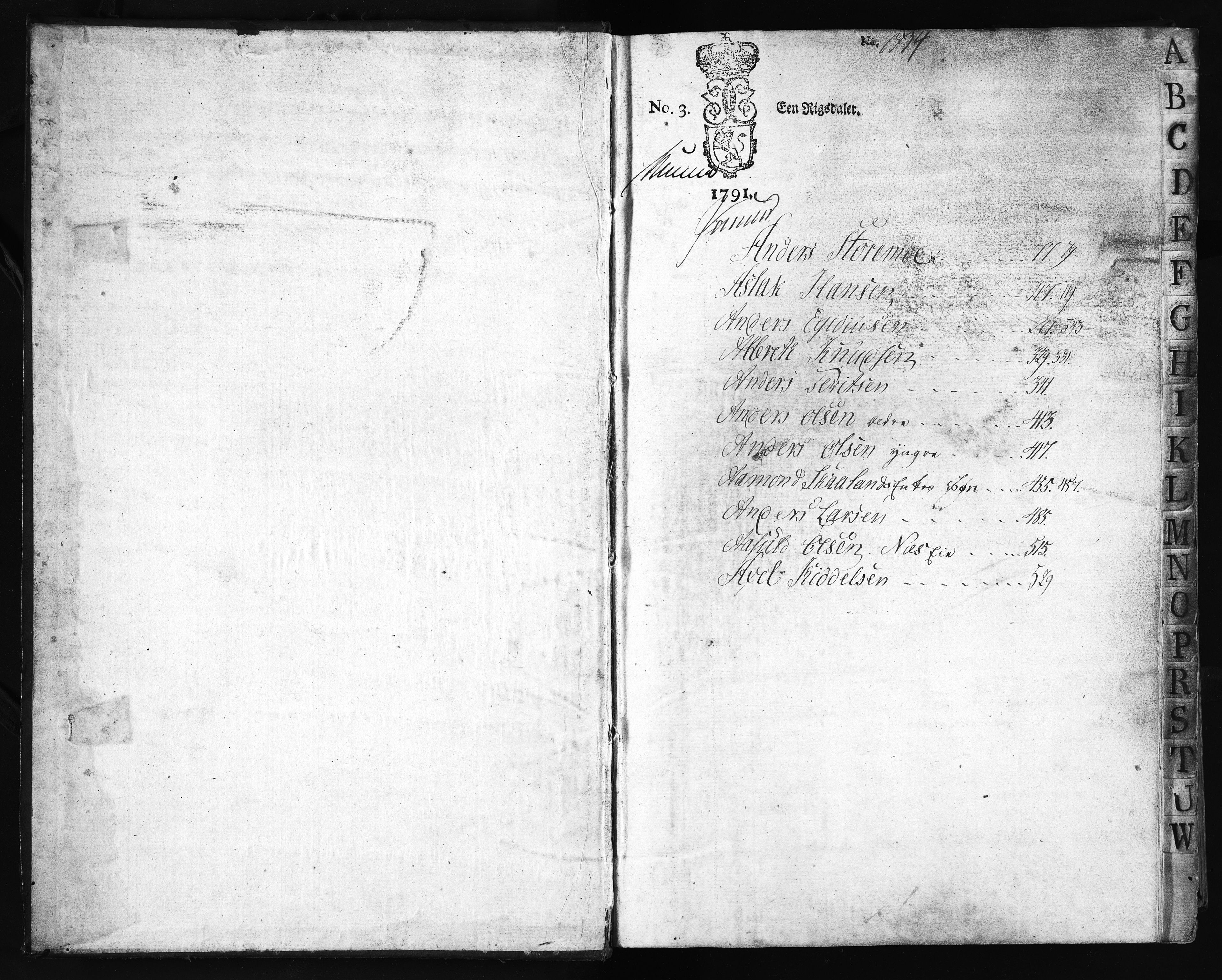 Baaseland Jernverk og Næs Jernverk, NESJ/NJM-001/01/01/L0172: Regnskap. Kontobøker. Verksbøker, 1791-1792