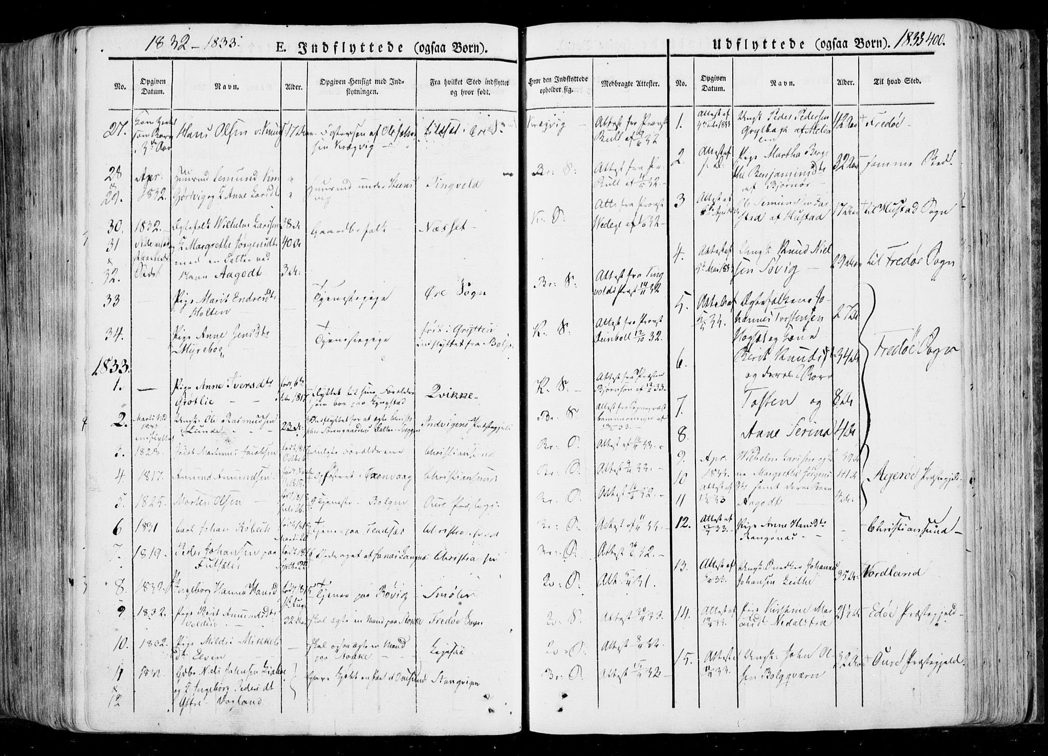 Ministerialprotokoller, klokkerbøker og fødselsregistre - Møre og Romsdal, SAT/A-1454/568/L0803: Parish register (official) no. 568A10, 1830-1853, p. 400