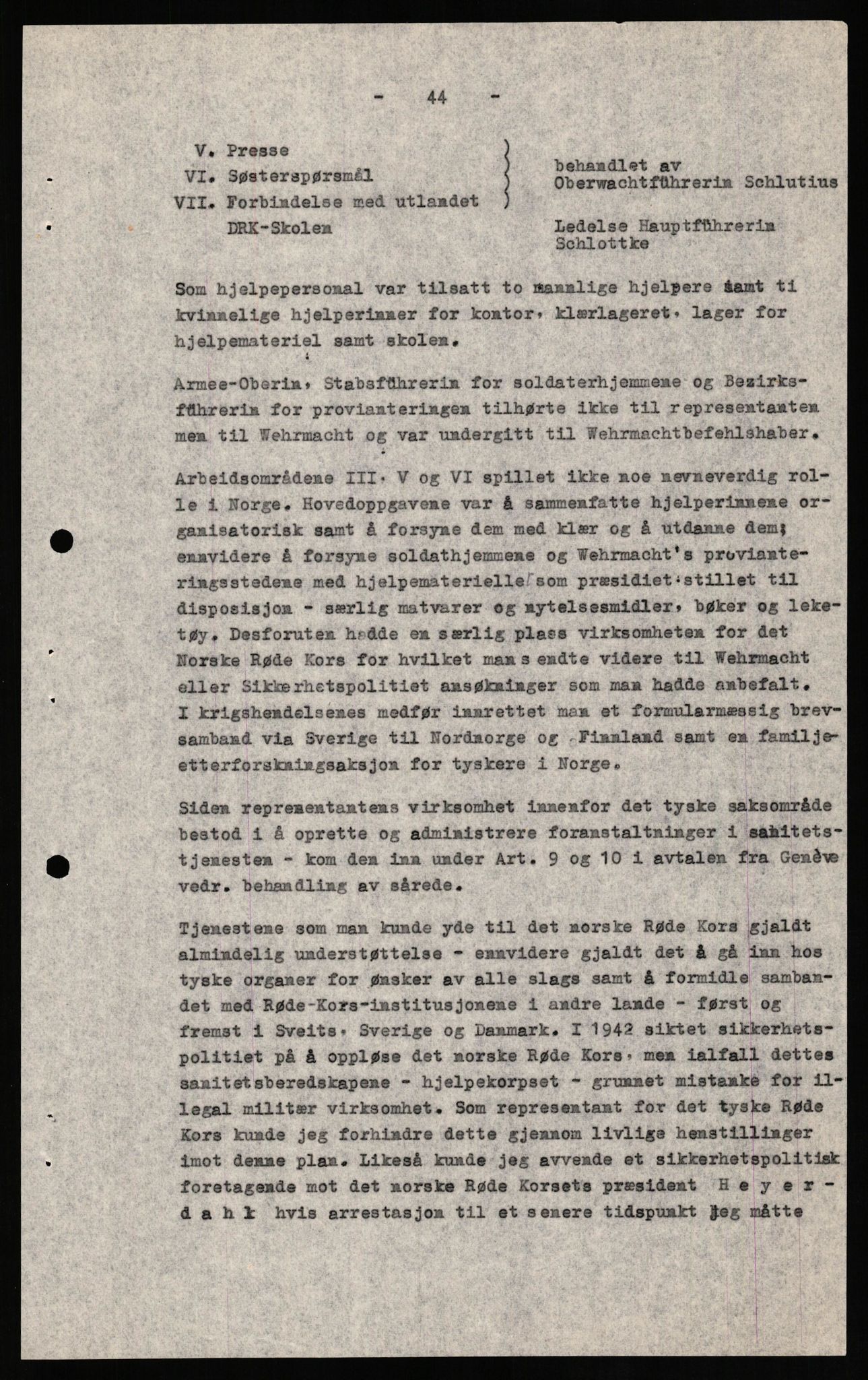 Forsvaret, Forsvarets overkommando II, AV/RA-RAFA-3915/D/Db/L0017: CI Questionaires. Tyske okkupasjonsstyrker i Norge. Tyskere., 1945-1946, p. 326