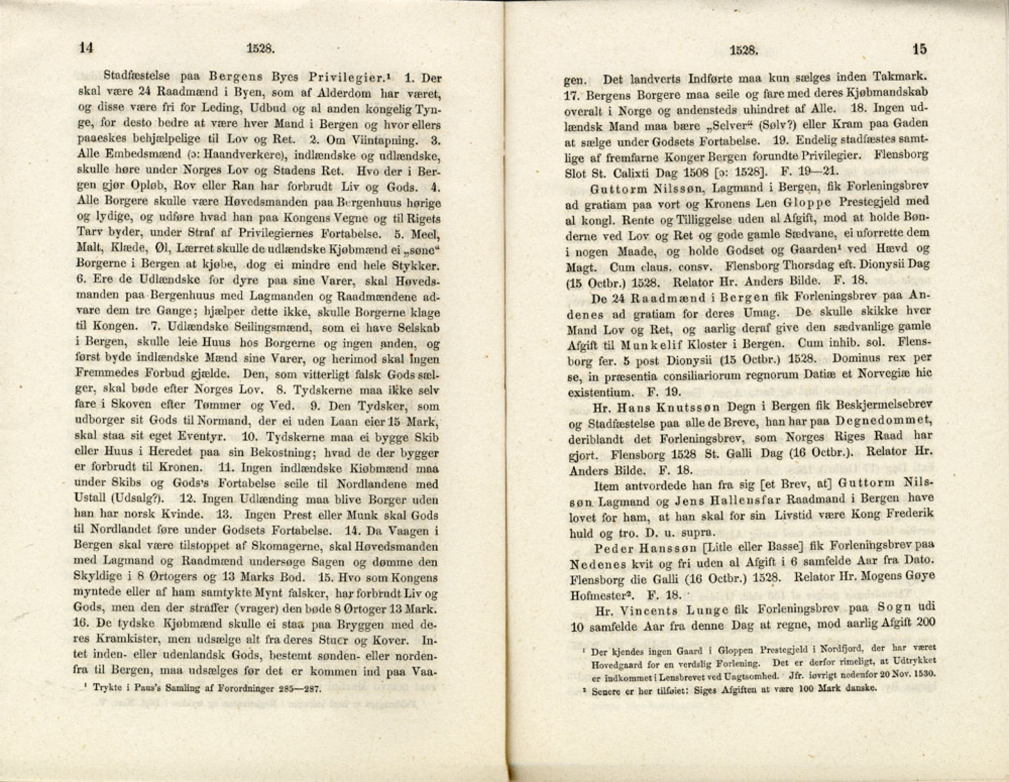 Publikasjoner utgitt av Det Norske Historiske Kildeskriftfond, PUBL/-/-/-: Norske Rigs-Registranter, bind 1, 1523-1571, p. 14-15