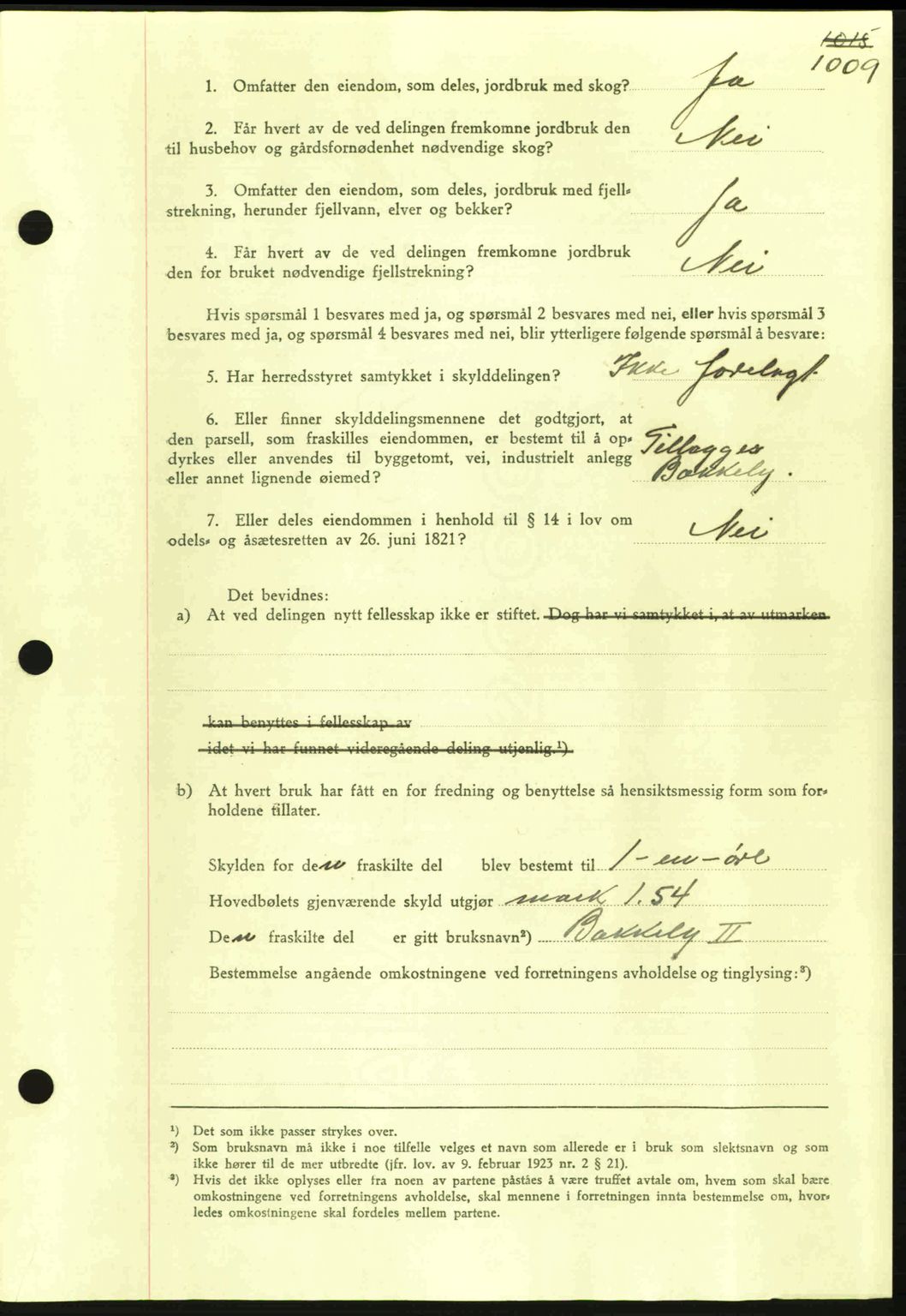 Nordmøre sorenskriveri, AV/SAT-A-4132/1/2/2Ca: Mortgage book no. A92, 1942-1942, Diary no: : 1603/1942