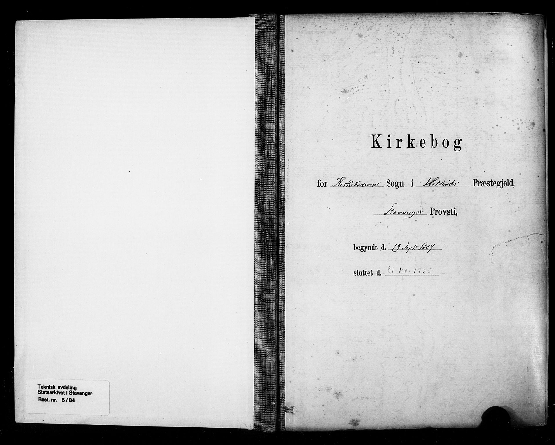 Hetland sokneprestkontor, SAST/A-101826/30/30BA/L0010: Parish register (official) no. A 10, 1882-1925