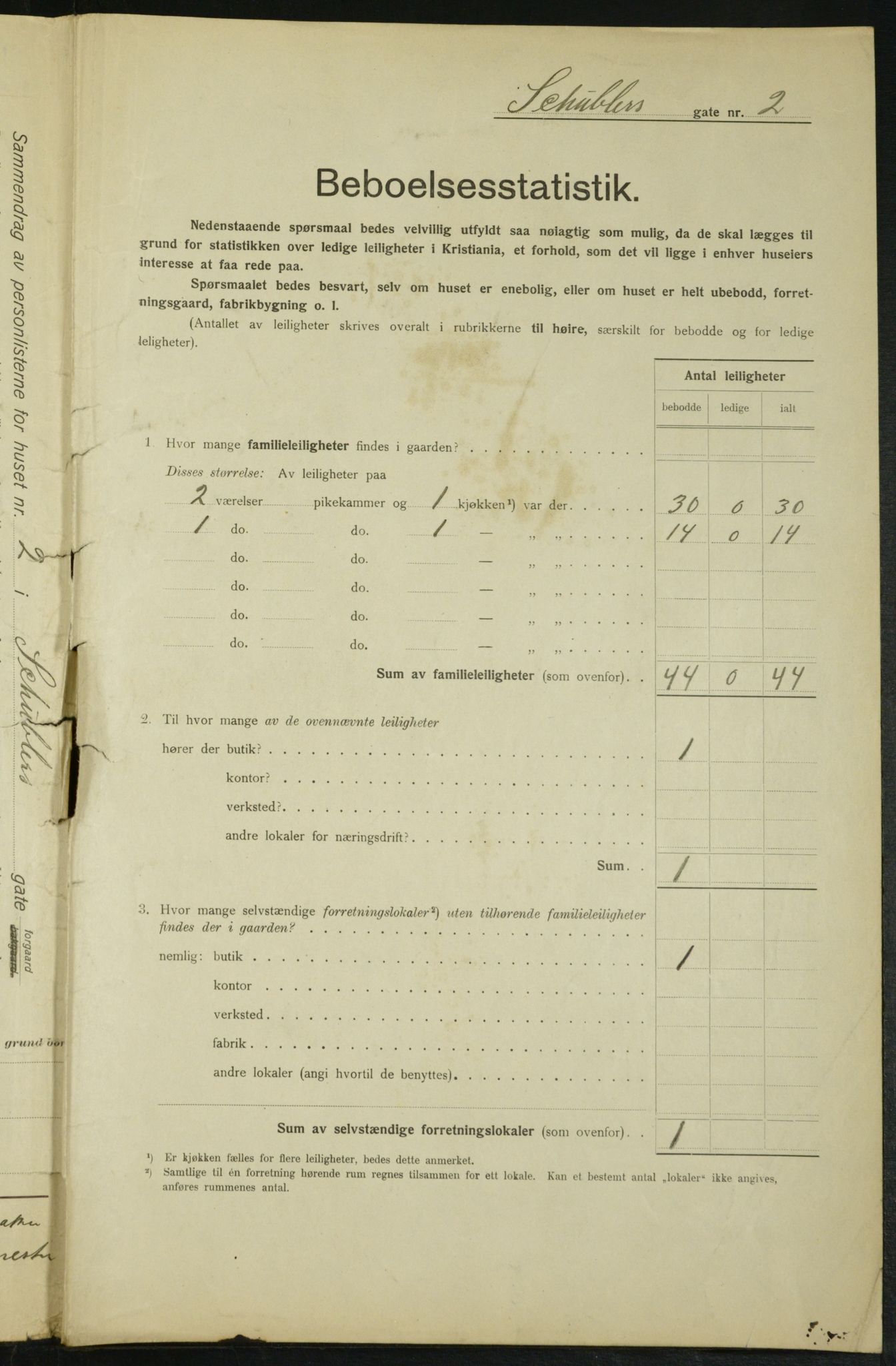 OBA, Municipal Census 1915 for Kristiania, 1915, p. 92573