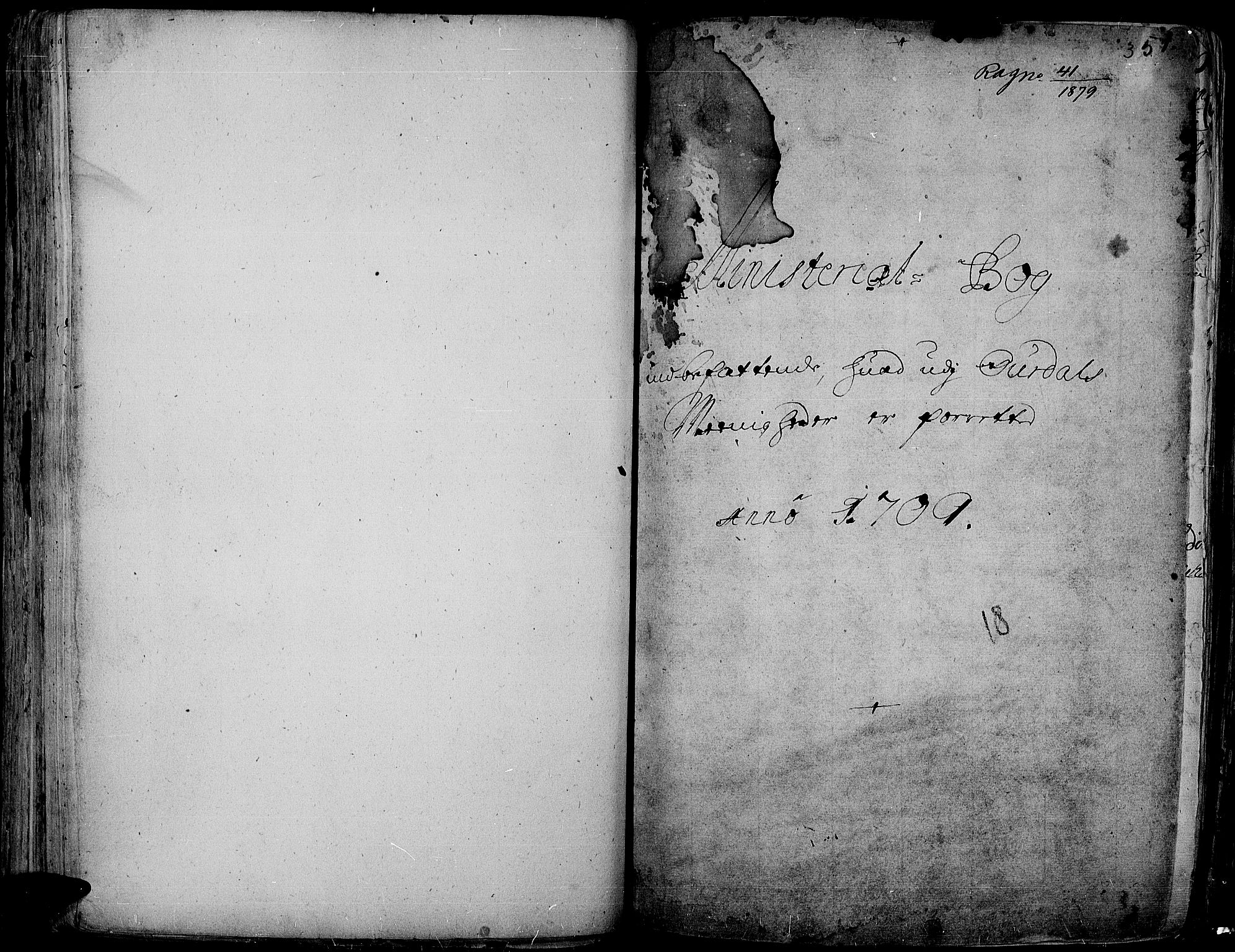 Aurdal prestekontor, SAH/PREST-126/H/Ha/Haa/L0001: Parish register (official) no. 1-3, 1692-1730, p. 351