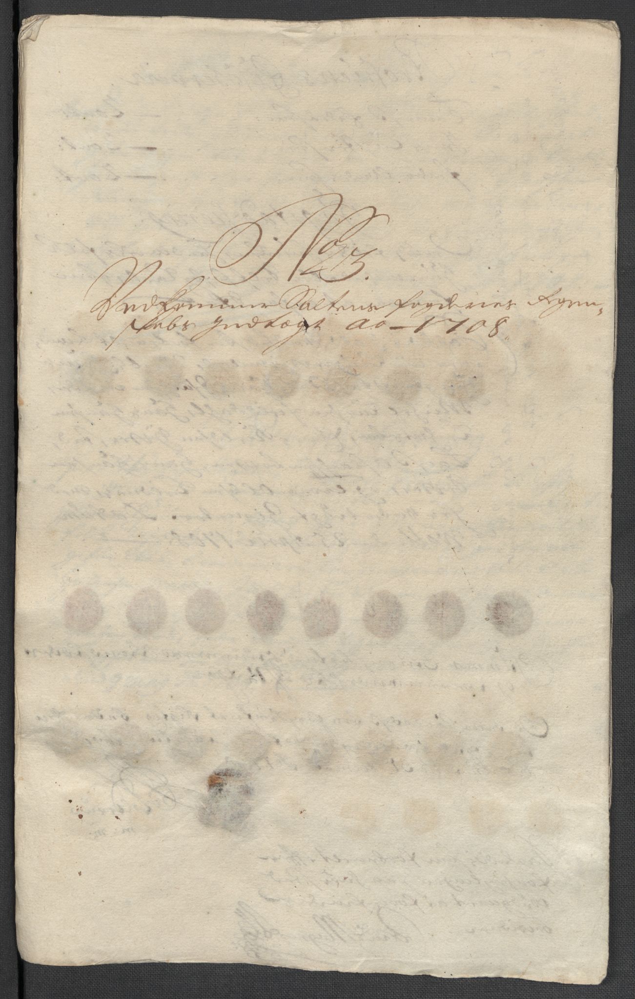 Rentekammeret inntil 1814, Reviderte regnskaper, Fogderegnskap, AV/RA-EA-4092/R66/L4581: Fogderegnskap Salten, 1707-1710, p. 278