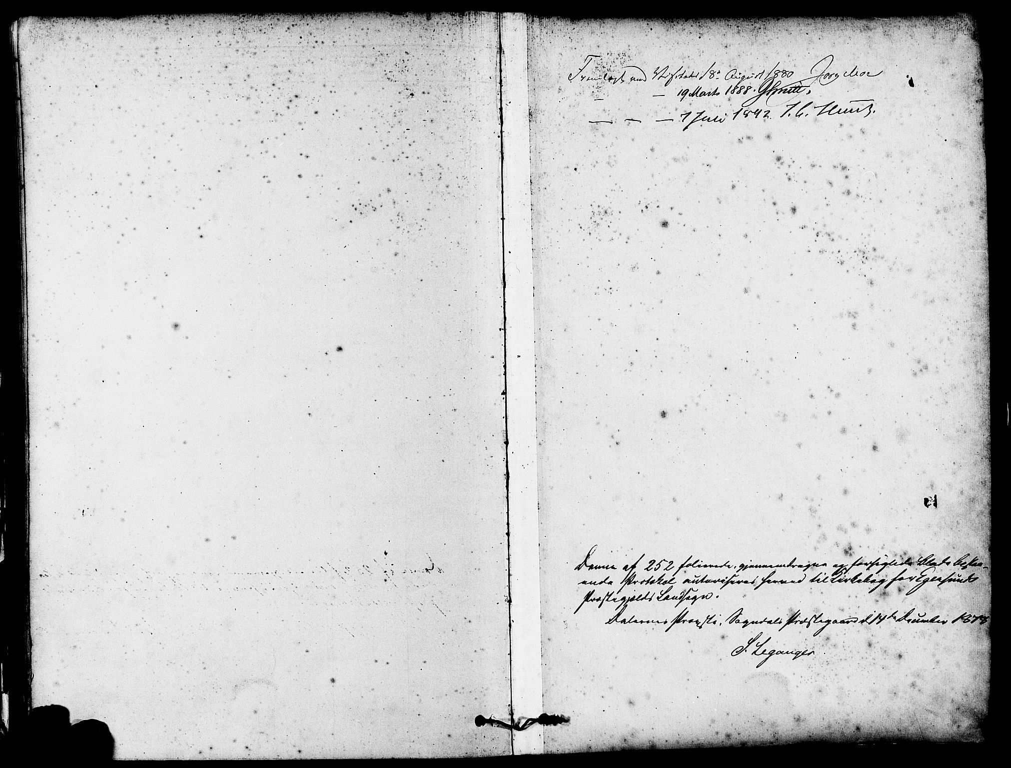 Eigersund sokneprestkontor, SAST/A-101807/S08/L0017: Parish register (official) no. A 14, 1879-1892