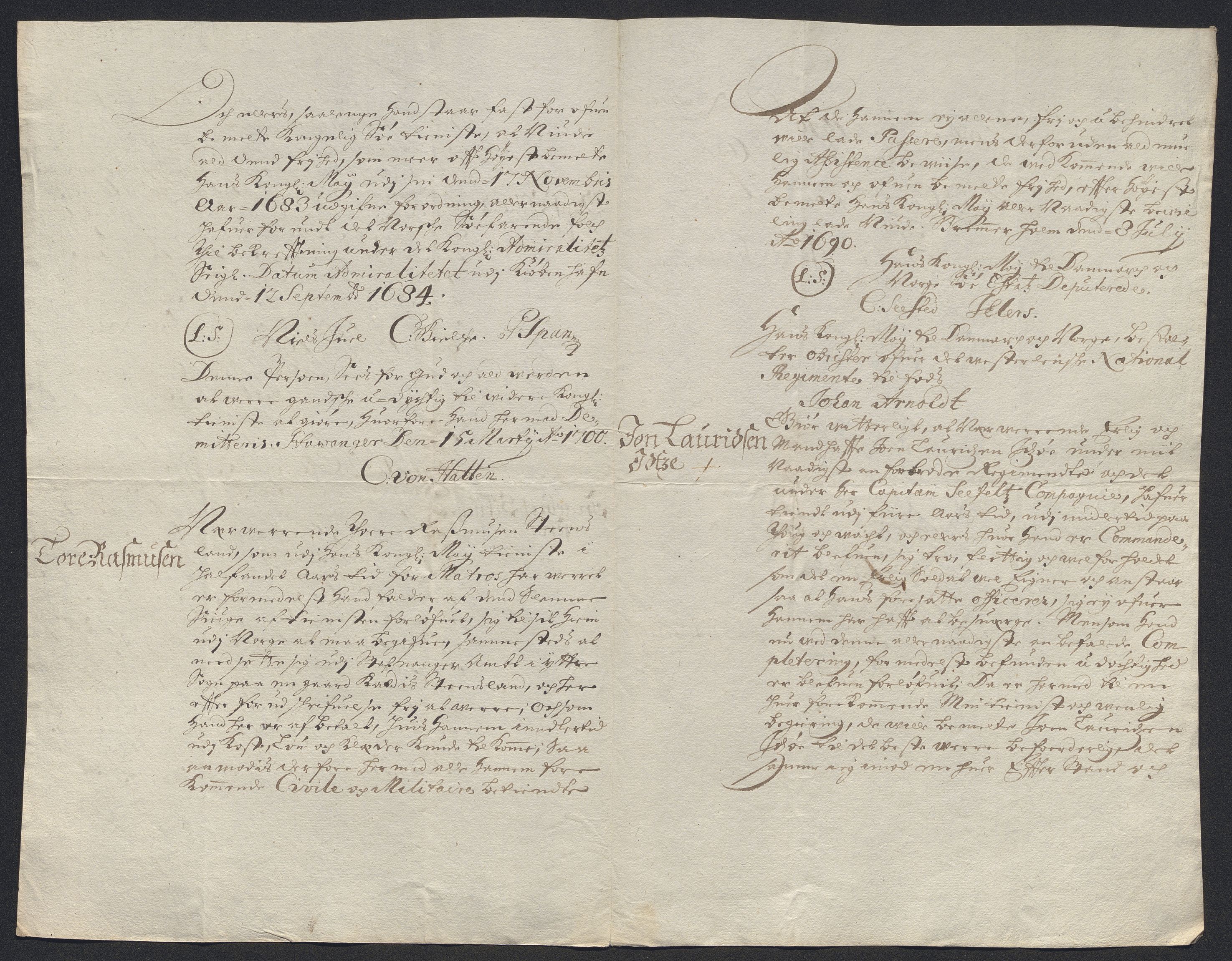 Rentekammeret inntil 1814, Reviderte regnskaper, Byregnskaper, AV/RA-EA-4066/R/Ro/L0302: [O4] Kontribusjonsregnskap, 1687-1711, p. 211