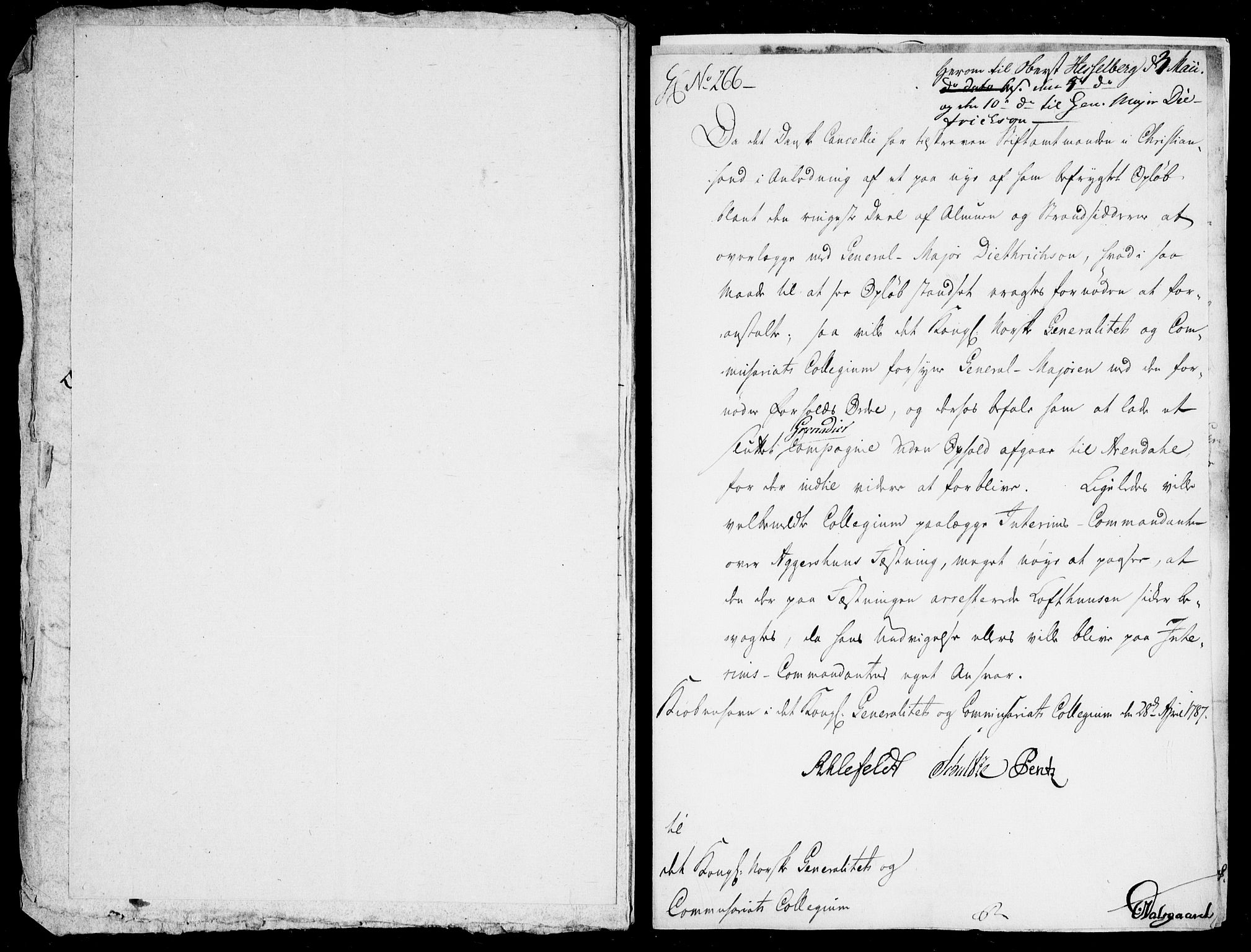 Danske Kanselli, Skapsaker, AV/RA-EA-4061/F/L0097: Skap 16, pakke 7 III, 1787, p. 44