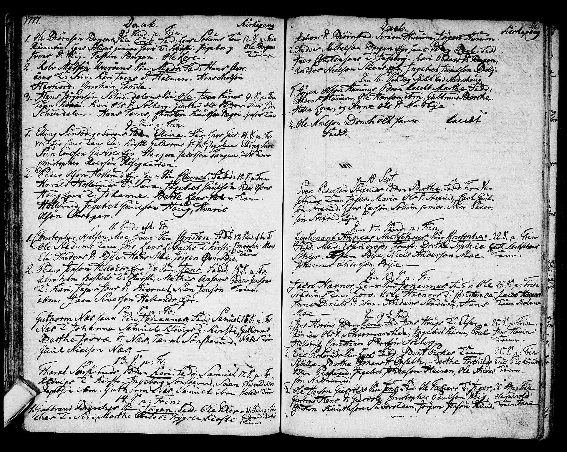 Hole kirkebøker, SAKO/A-228/F/Fa/L0002: Parish register (official) no. I 2, 1766-1814, p. 46