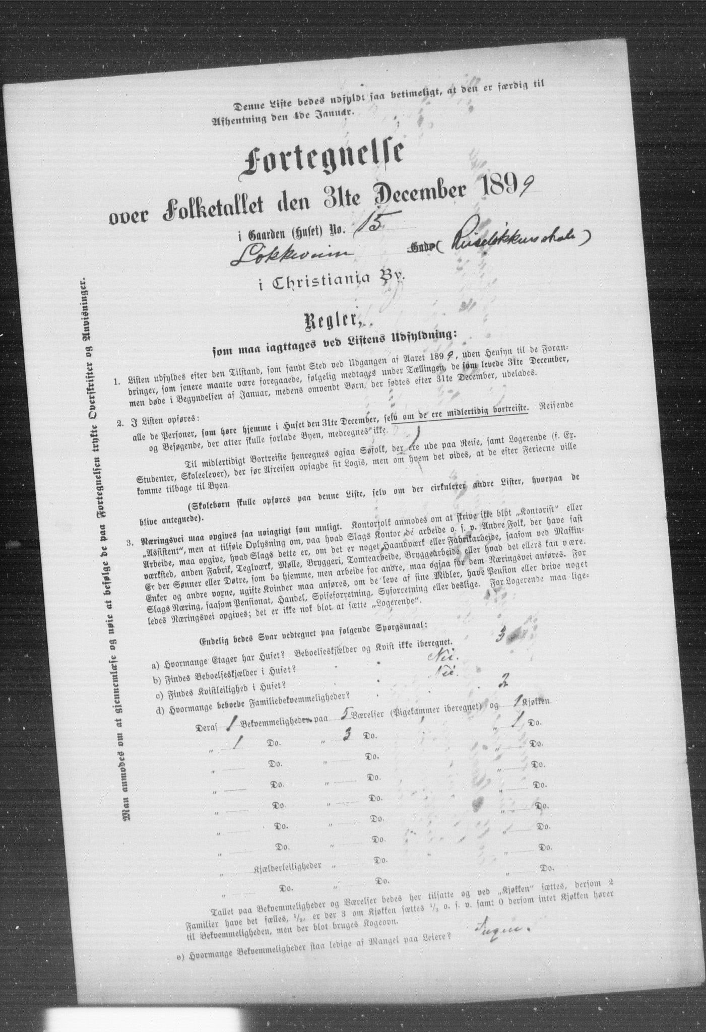 OBA, Municipal Census 1899 for Kristiania, 1899, p. 7748